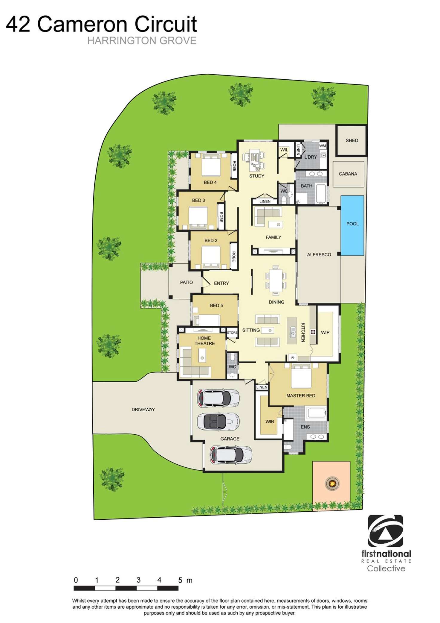 Floorplan of Homely house listing, 42 Cameron Circuit, Harrington Park NSW 2567