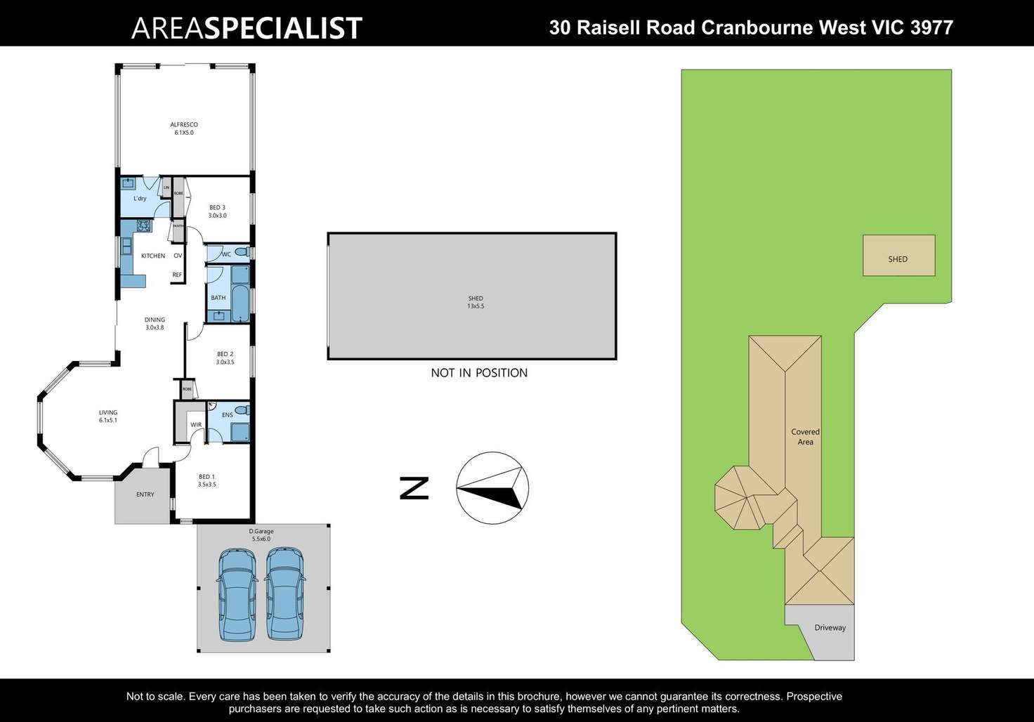 Floorplan of Homely house listing, 30 Raisell Road, Cranbourne West VIC 3977