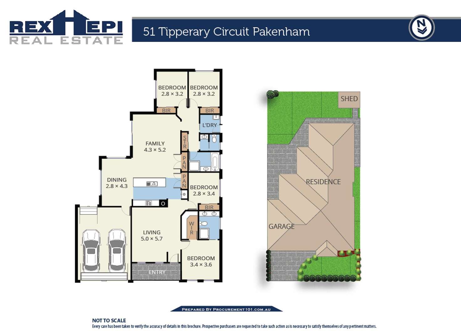 Floorplan of Homely house listing, 51 Tipperary Circuit, Pakenham VIC 3810