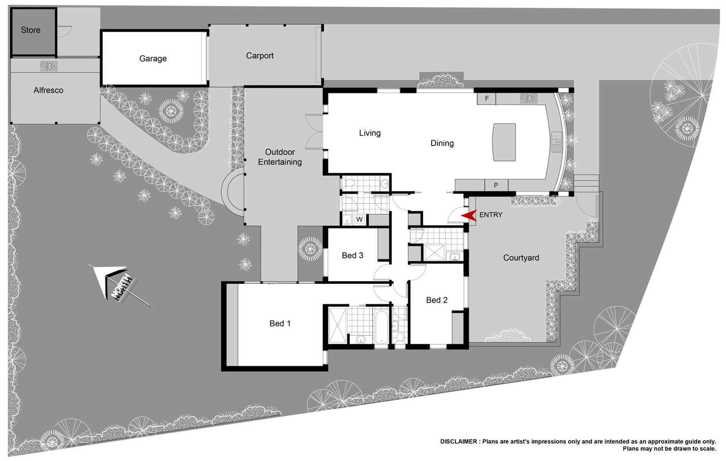 Floorplan of Homely house listing, 12 Shann Place, Chifley ACT 2606