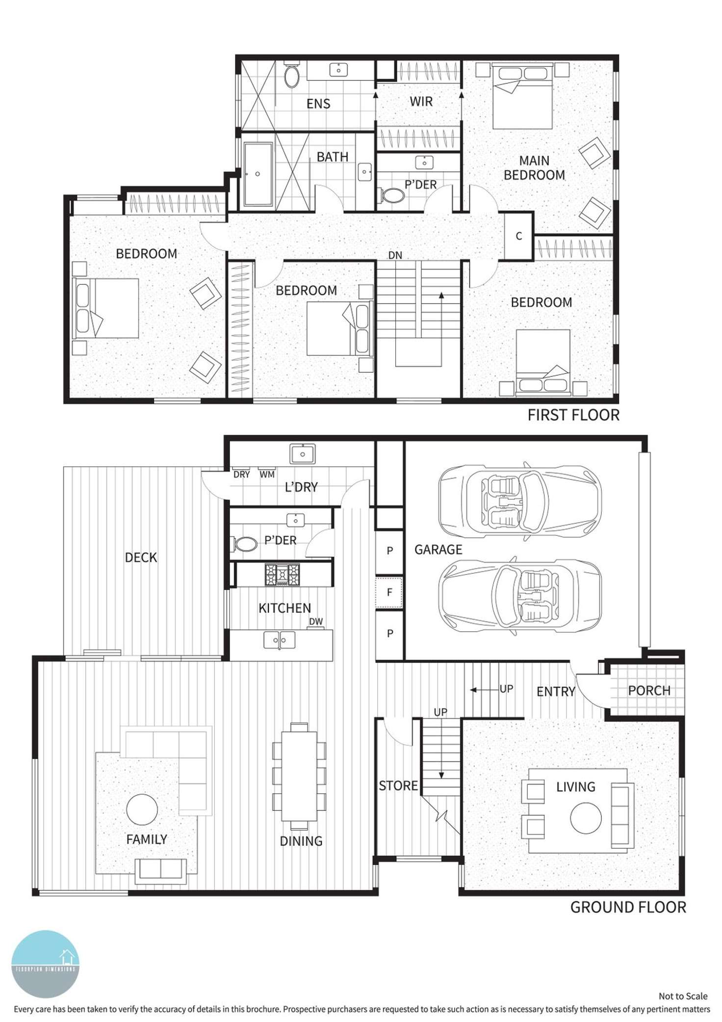 Floorplan of Homely house listing, 5 Vermillion Place, Mount Waverley VIC 3149