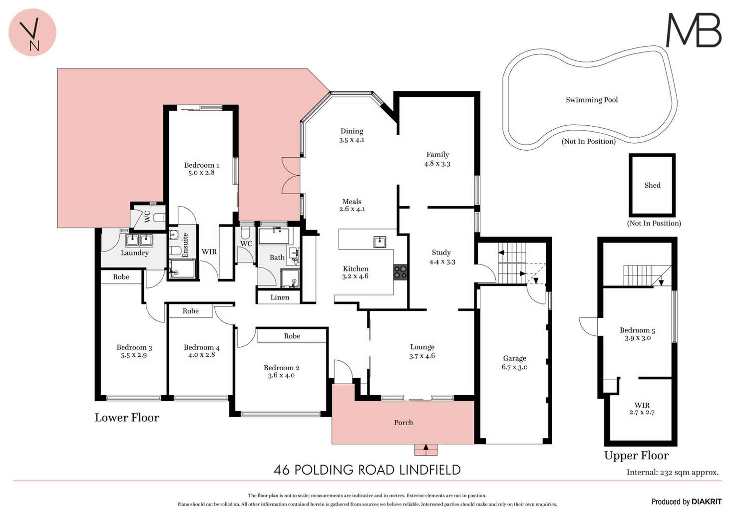 Floorplan of Homely house listing, 46 Polding Road, Lindfield NSW 2070
