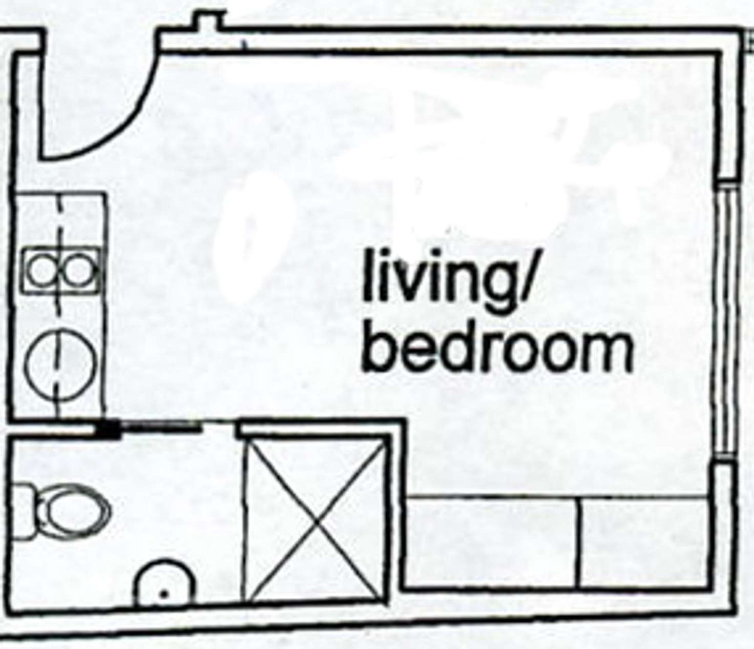 Floorplan of Homely apartment listing, 409/68 Hayward Lane, Melbourne VIC 3000