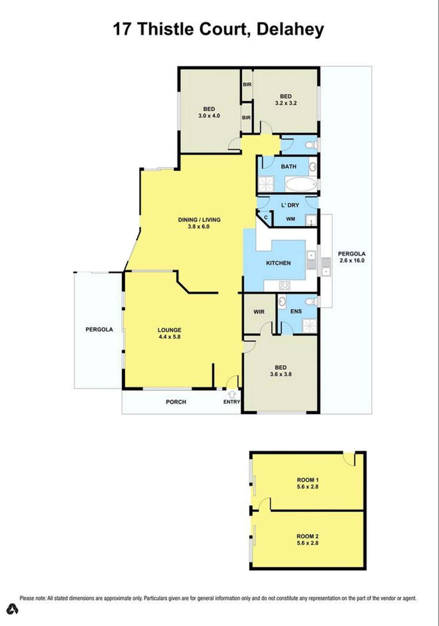 Floorplan of Homely house listing, 17 Thistle Court, Delahey VIC 3037