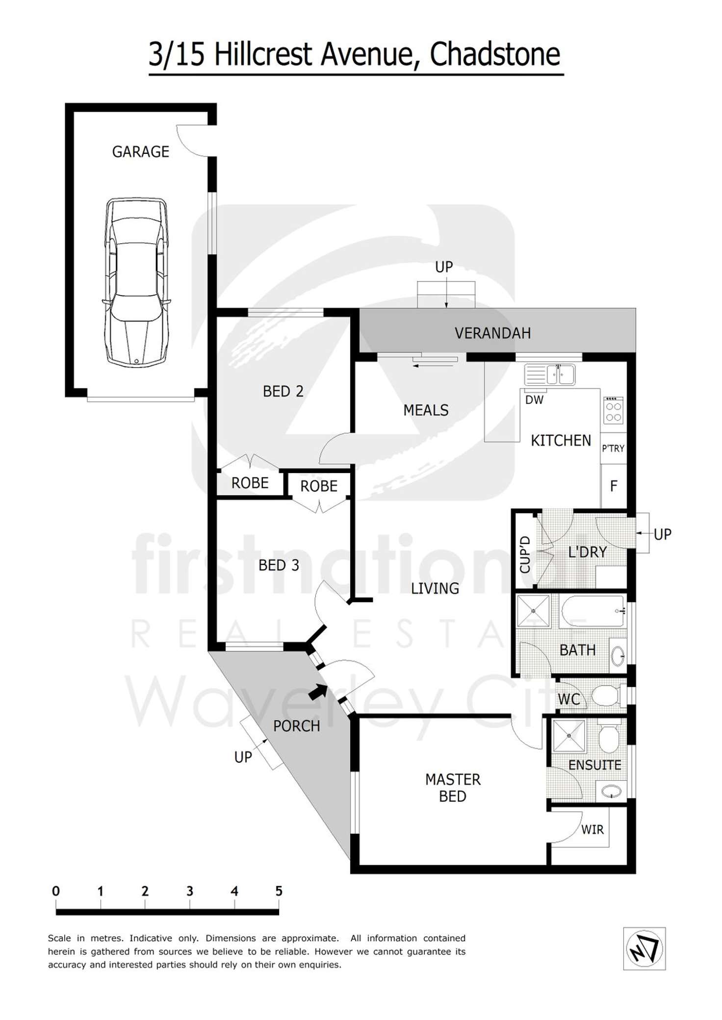 Floorplan of Homely unit listing, 3/15 Hillcrest Avenue, Chadstone VIC 3148