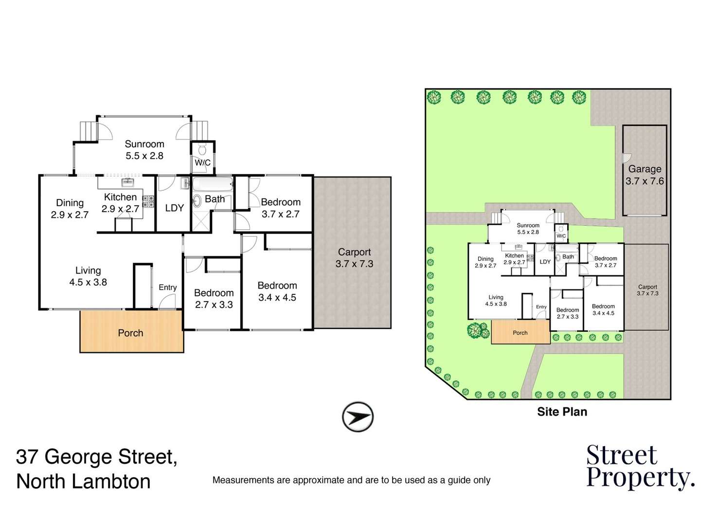 Floorplan of Homely house listing, 37 George Street, North Lambton NSW 2299