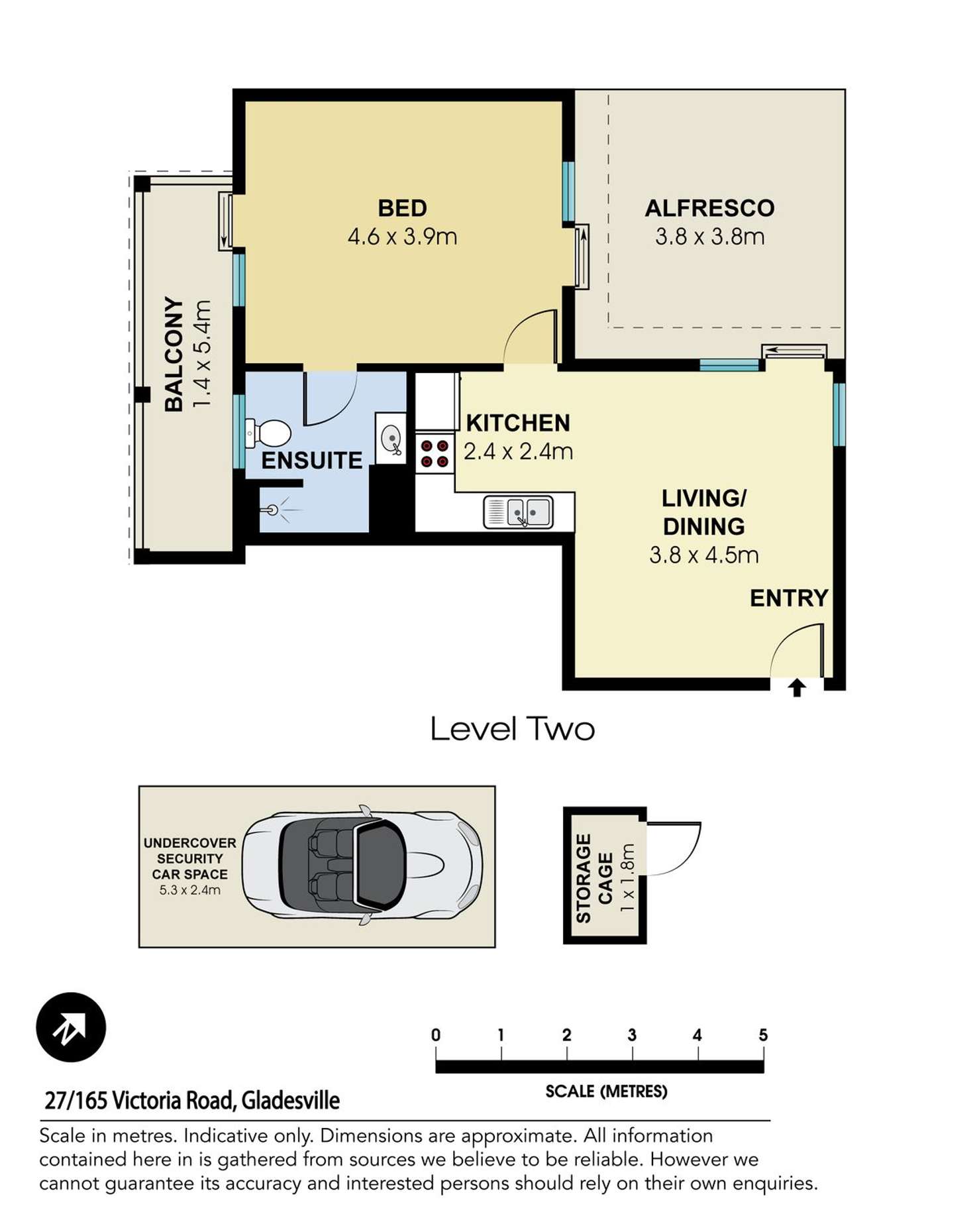 Floorplan of Homely apartment listing, 27/165 Victoria Road, Gladesville NSW 2111