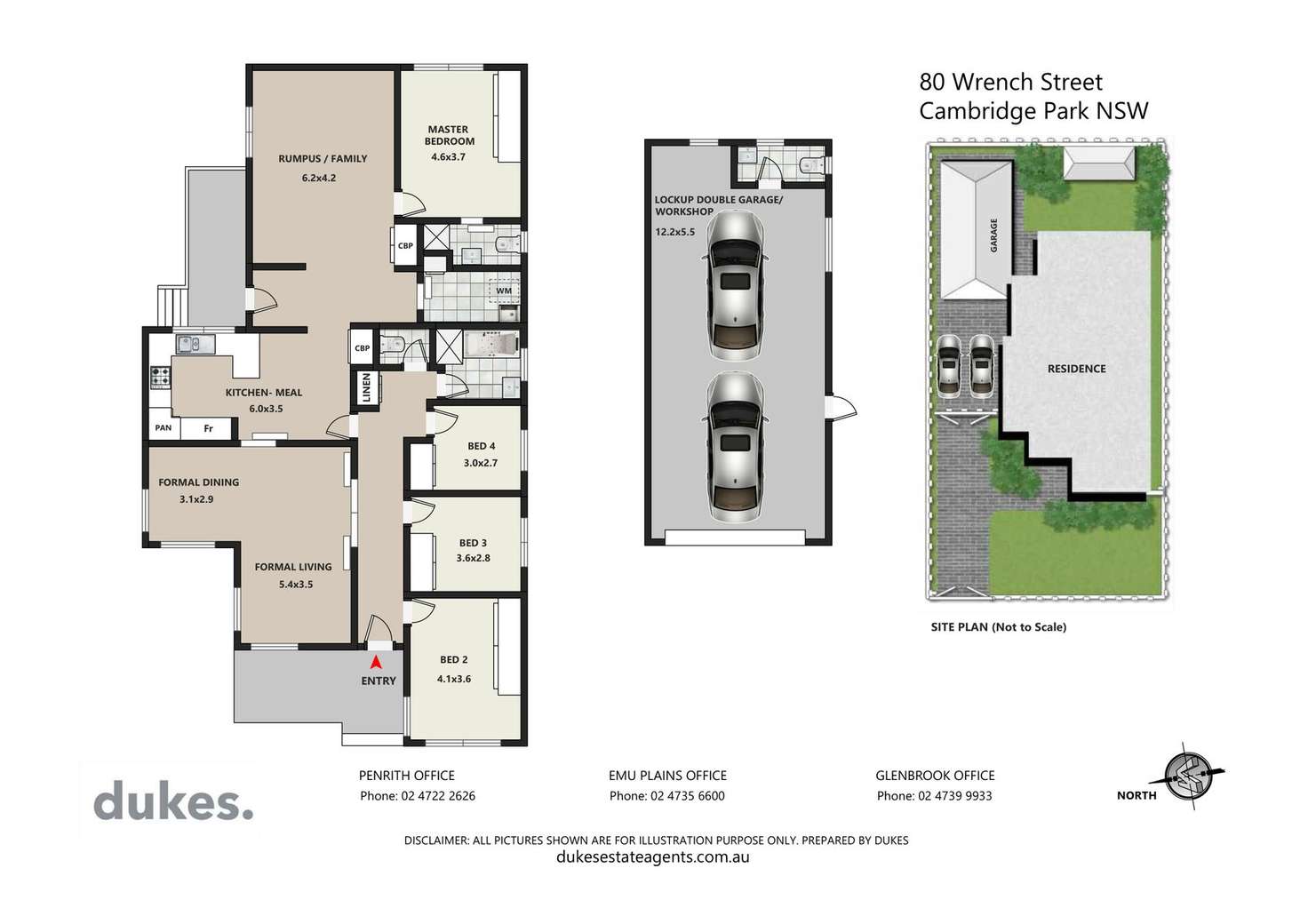 Floorplan of Homely house listing, 80 Wrench Street, Cambridge Park NSW 2747