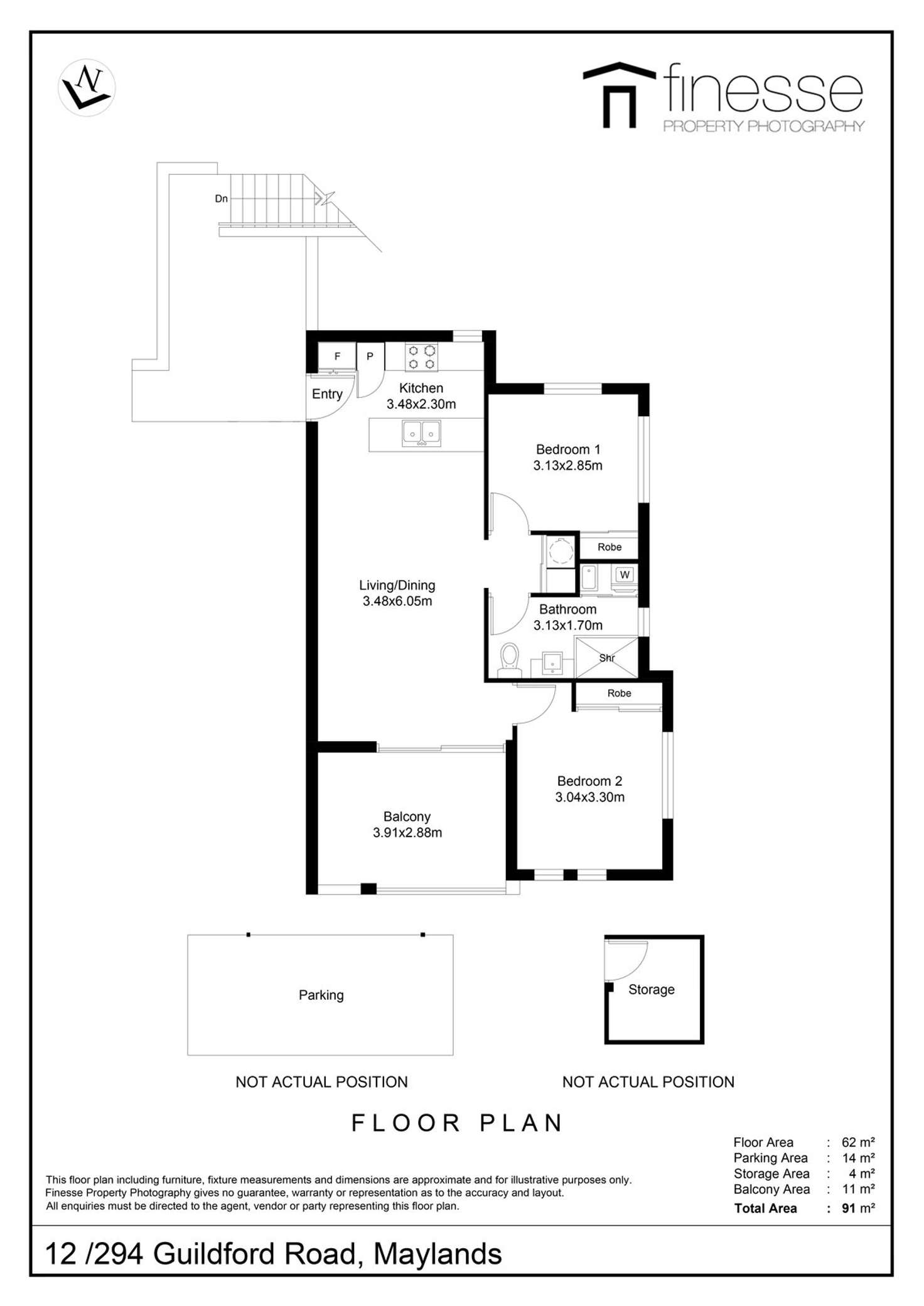 Floorplan of Homely apartment listing, 12/292-294 Guildford Road, Maylands WA 6051