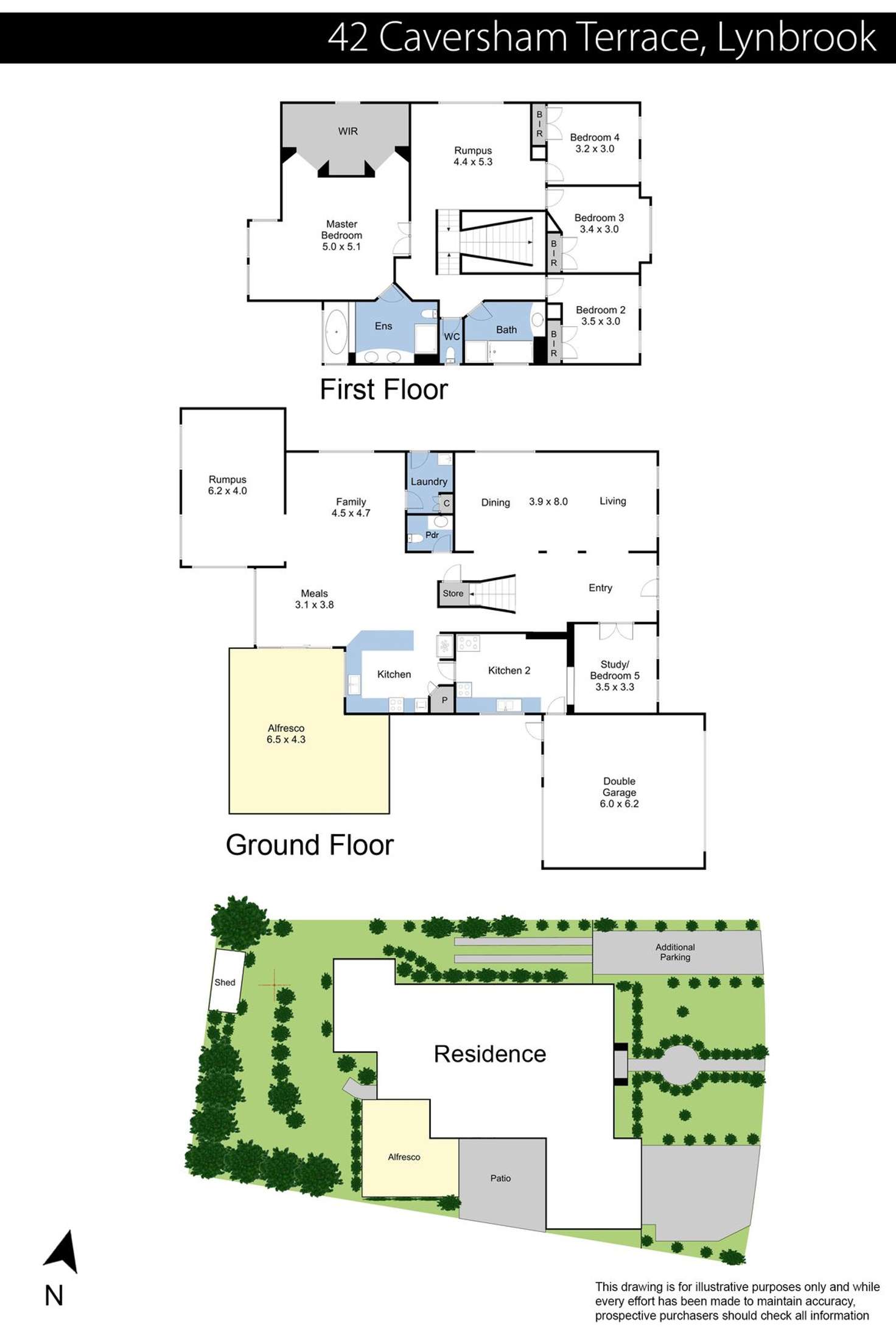 Floorplan of Homely house listing, 42 Caversham Terrace, Lynbrook VIC 3975