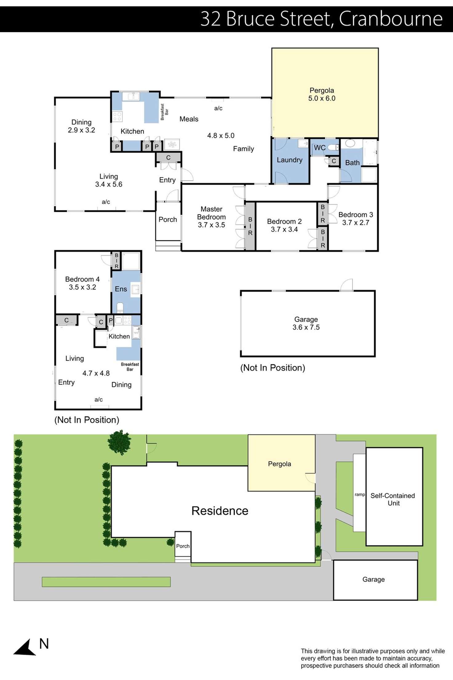Floorplan of Homely house listing, 32 Bruce Street, Cranbourne VIC 3977
