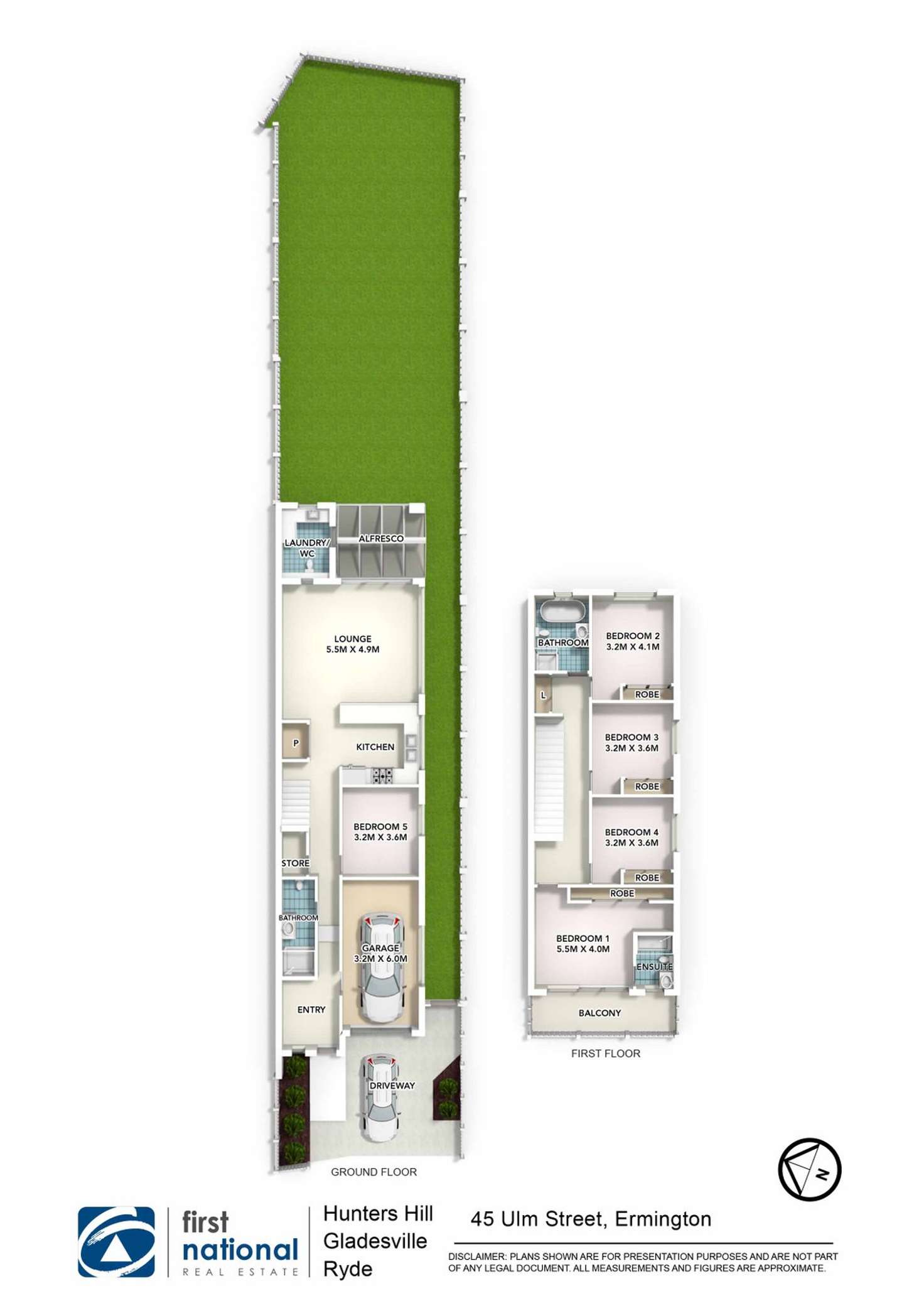 Floorplan of Homely house listing, 45, 45A, 47 & 47A Ulm Street, Ermington NSW 2115