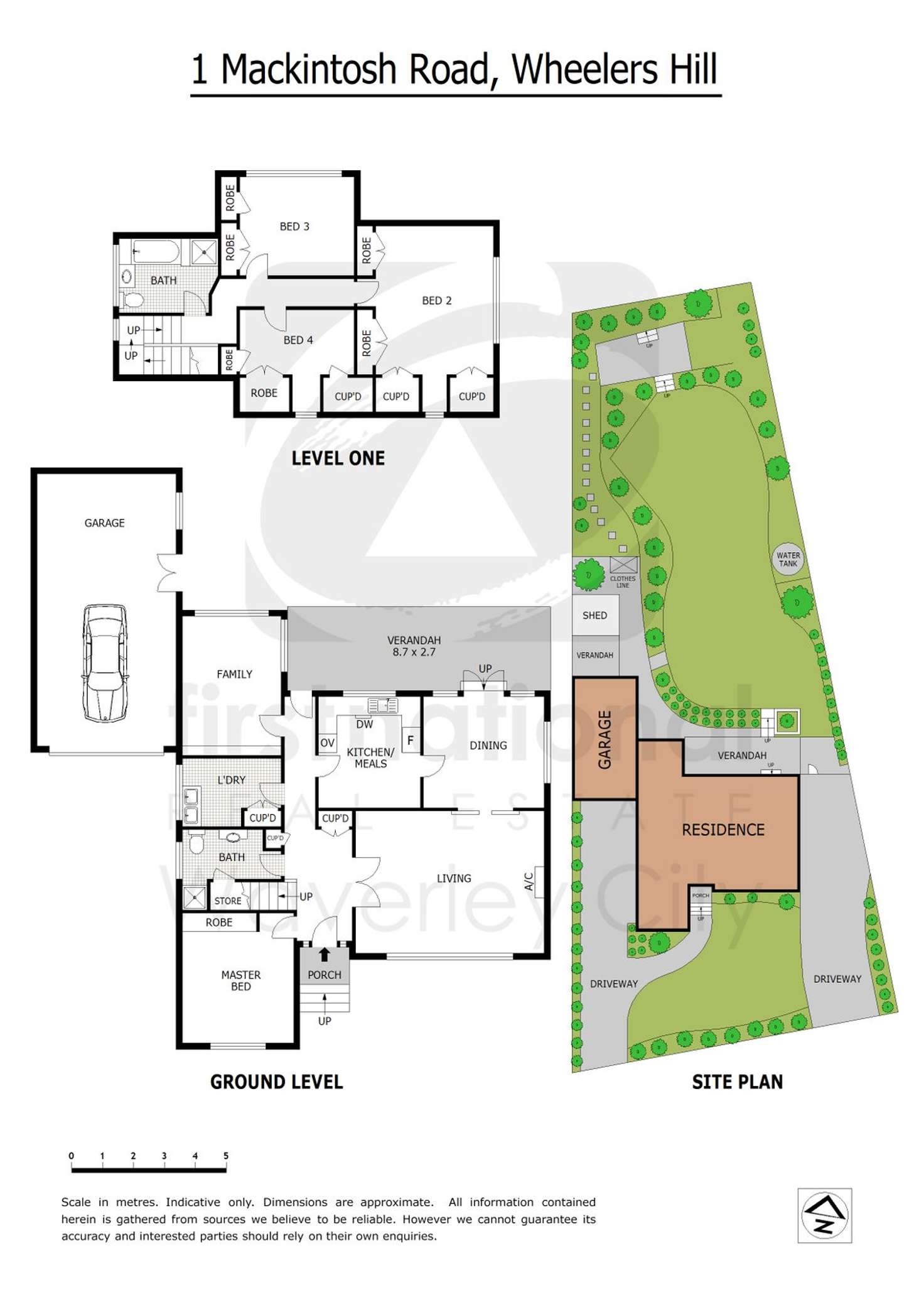 Floorplan of Homely house listing, 1 Mackintosh Road, Wheelers Hill VIC 3150
