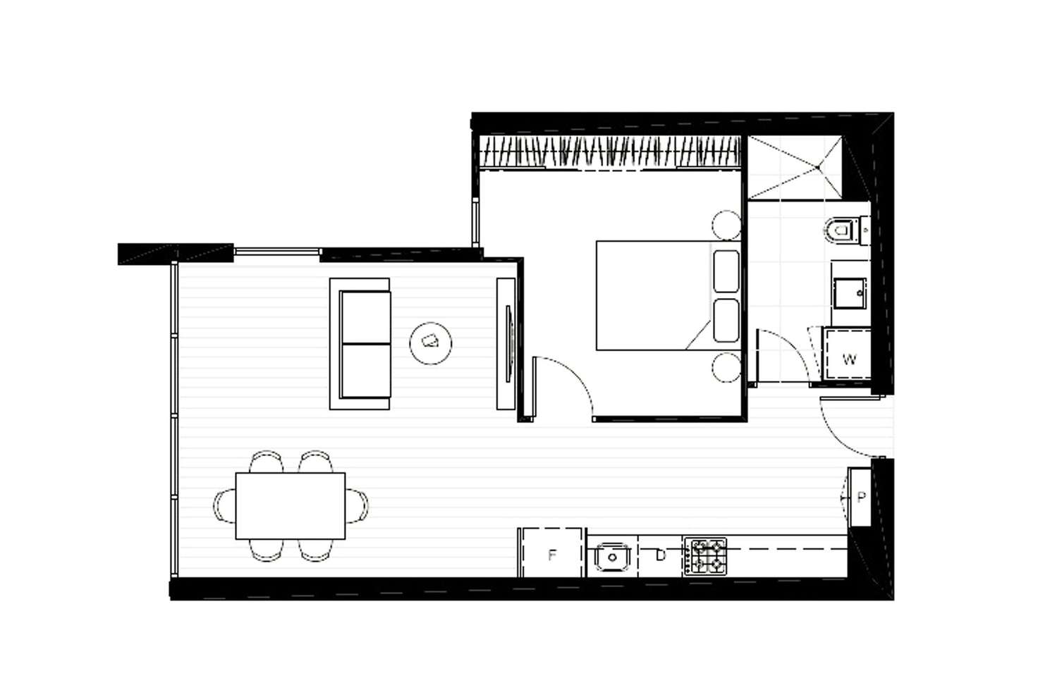 Floorplan of Homely apartment listing, 603/360 Lygon Street, Brunswick East VIC 3057