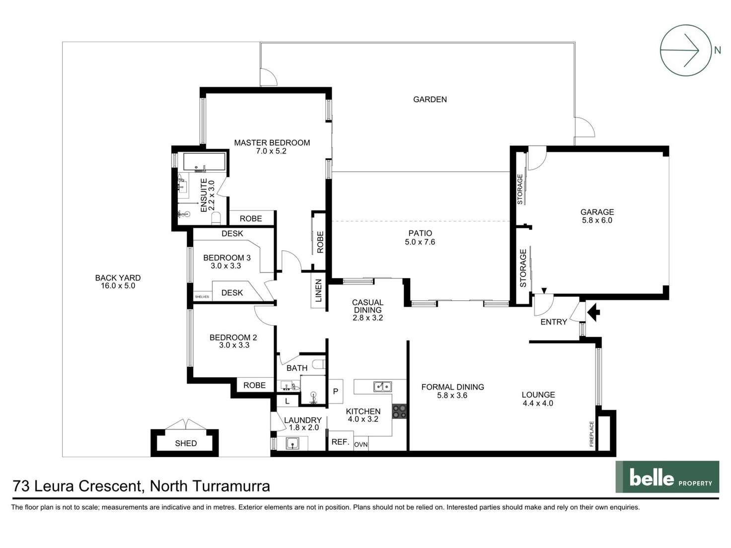 Floorplan of Homely house listing, 73 Leura Crescent, Turramurra NSW 2074
