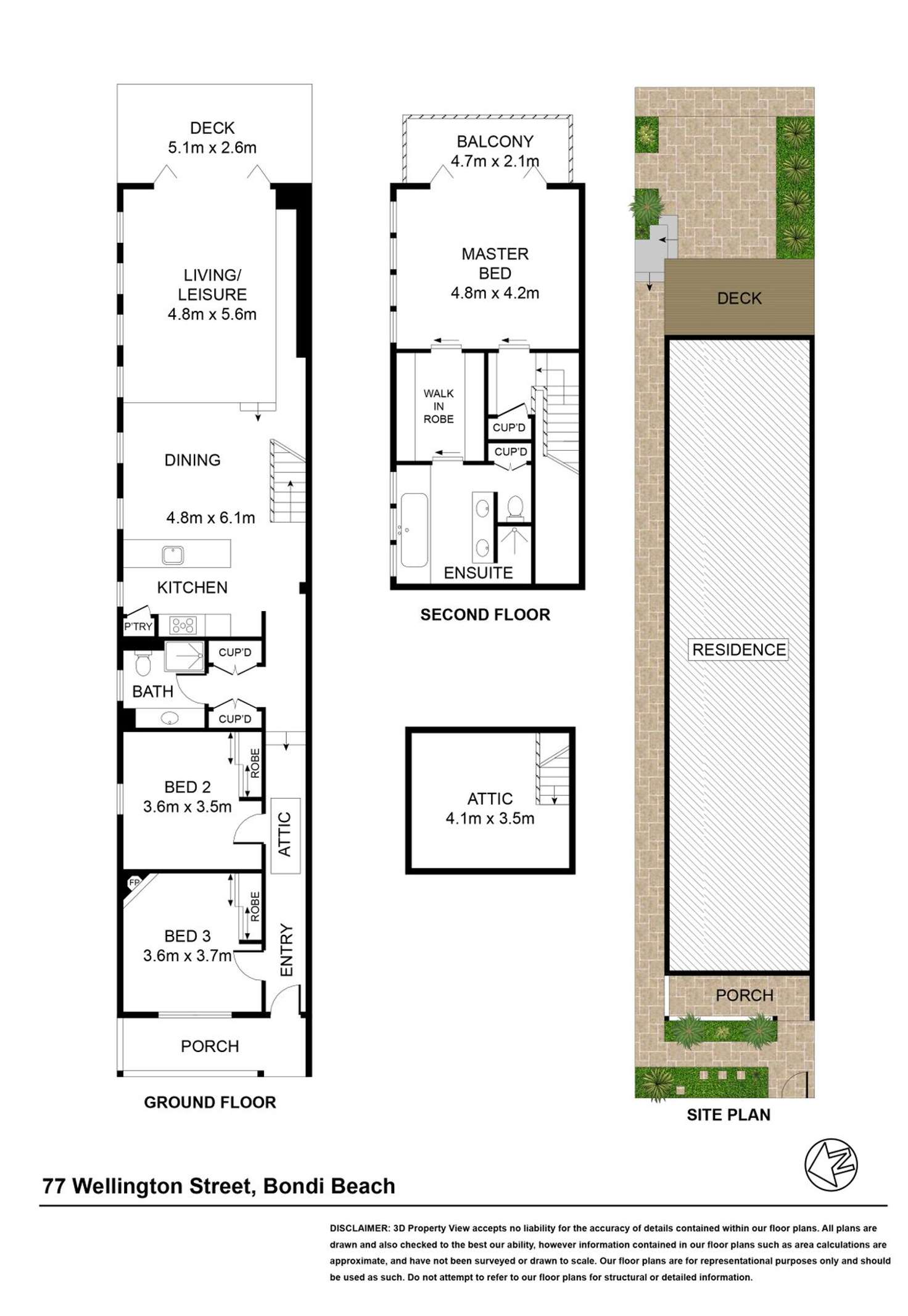 Floorplan of Homely house listing, 77 Wellington Street, Bondi Beach NSW 2026