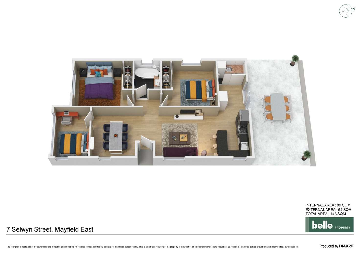 Floorplan of Homely house listing, 7 Selwyn Street, Mayfield East NSW 2304