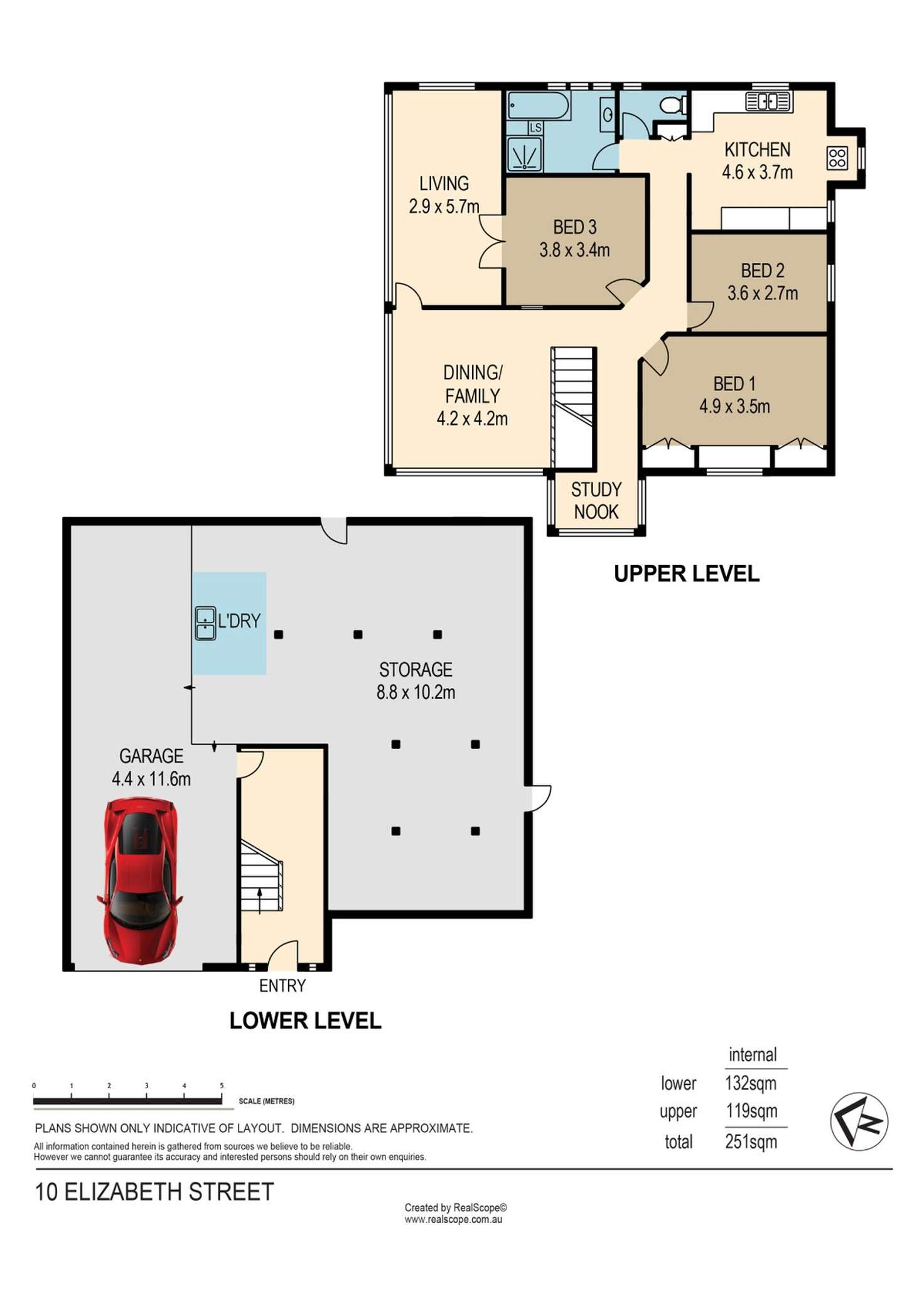 Floorplan of Homely house listing, 10 Elizabeth Street, Sherwood QLD 4075