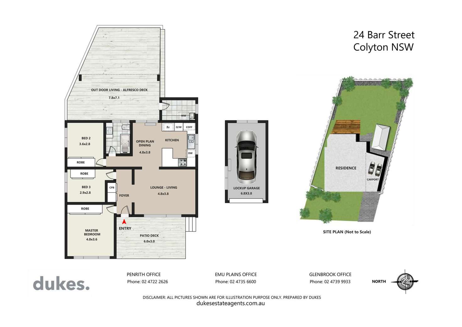 Floorplan of Homely house listing, 24 Barr Street, Colyton NSW 2760