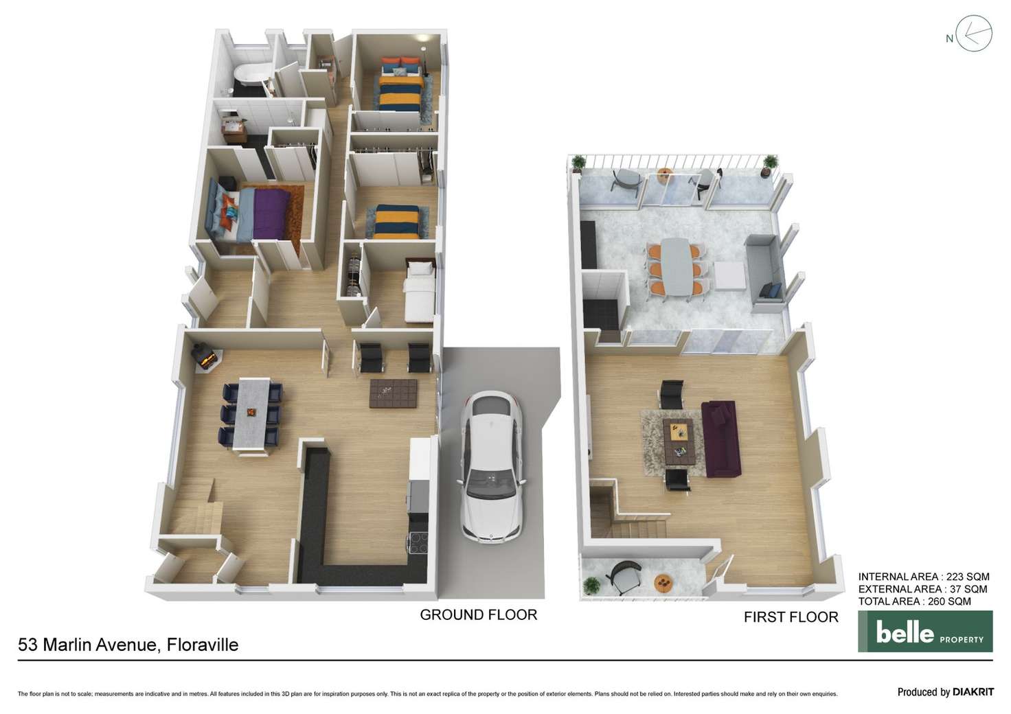 Floorplan of Homely house listing, 53 Marlin Avenue, Floraville NSW 2280