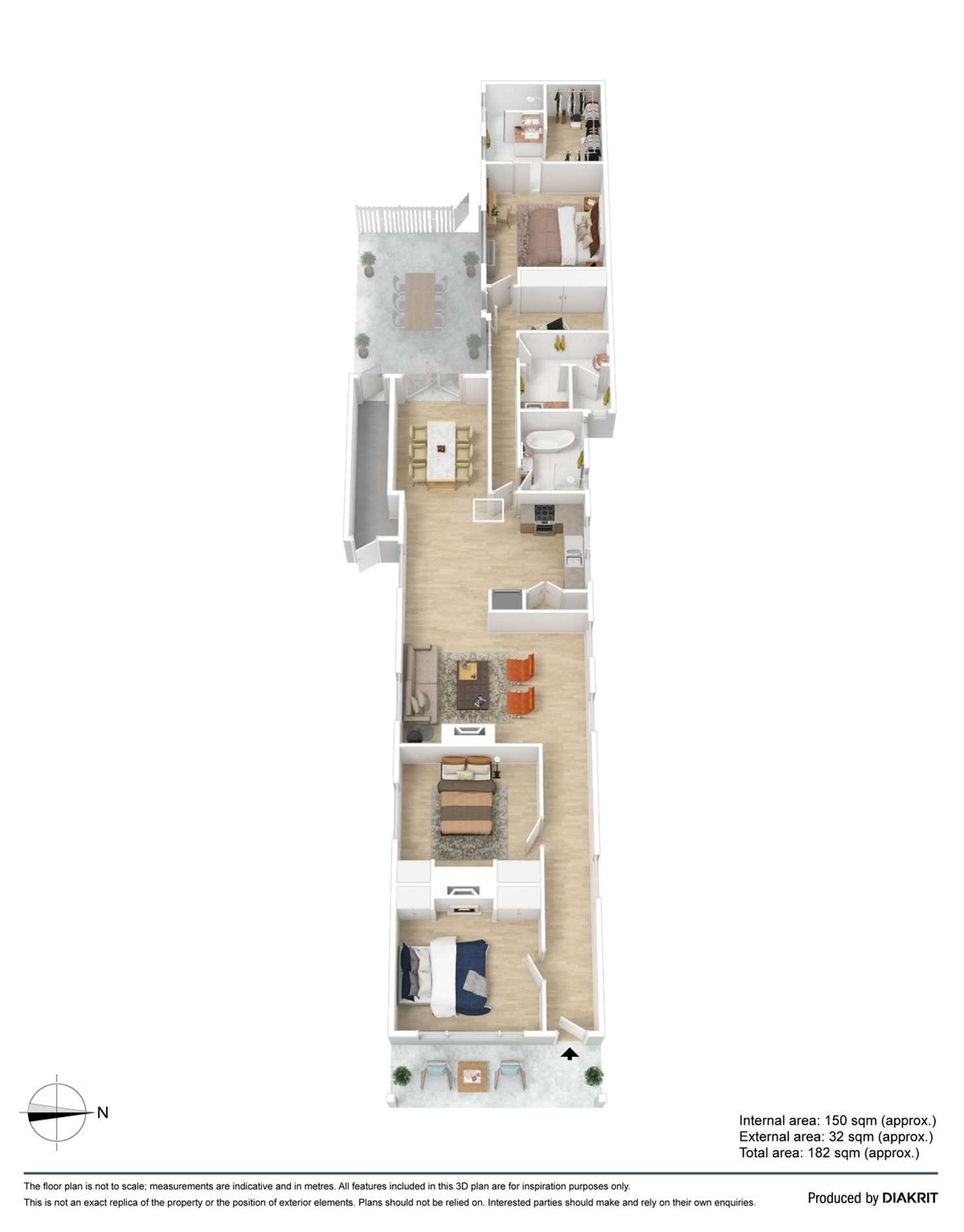 Floorplan of Homely house listing, 3 Hotham Street, Moonee Ponds VIC 3039