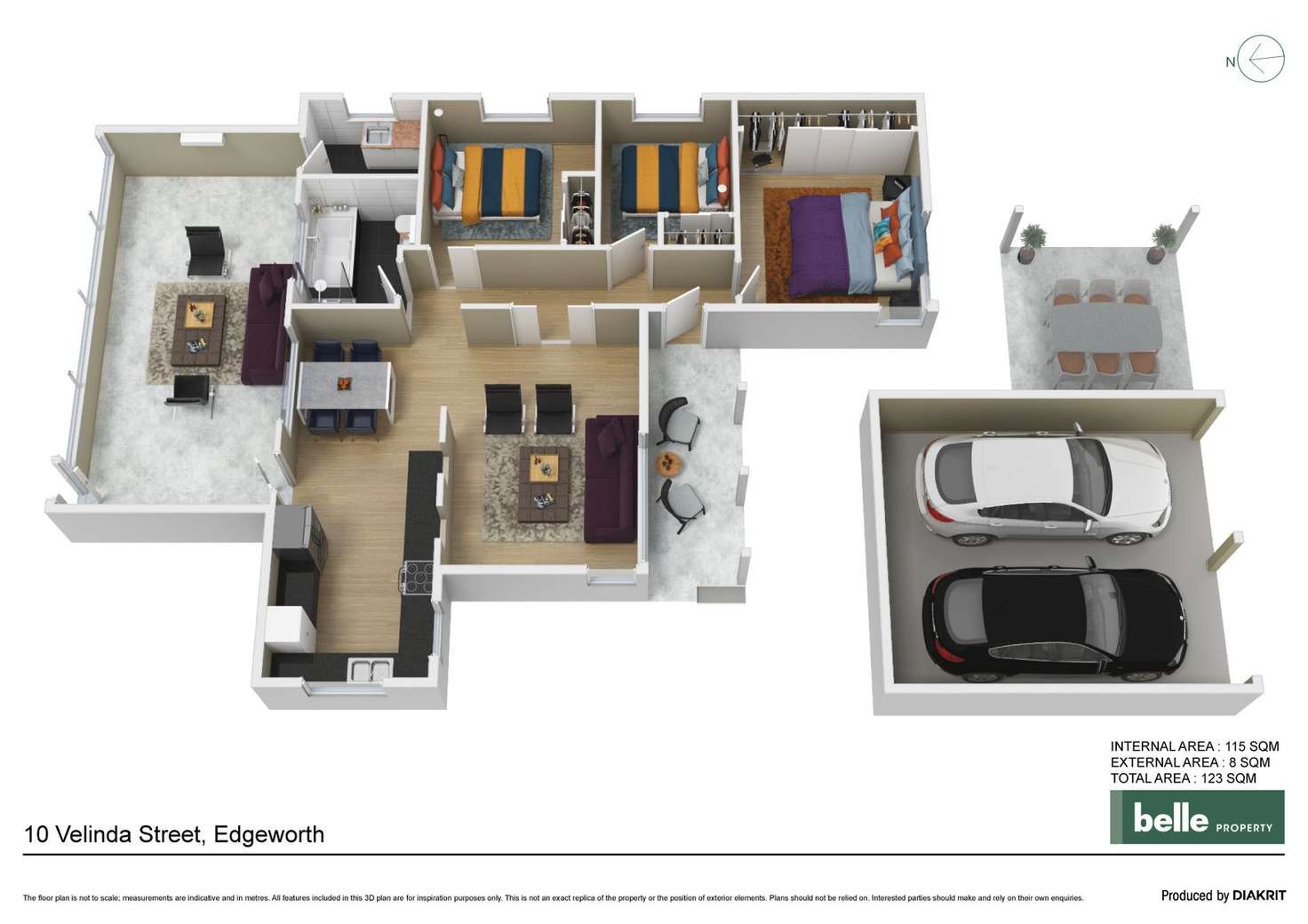 Floorplan of Homely house listing, 10 Velinda Street, Edgeworth NSW 2285