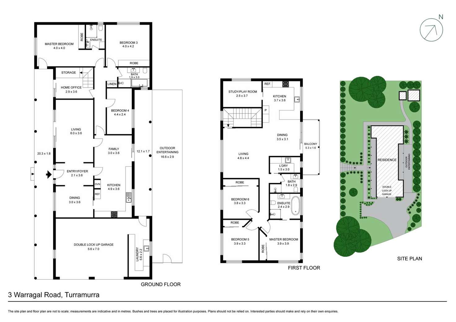 Floorplan of Homely house listing, 3 Warragal Road, Turramurra NSW 2074
