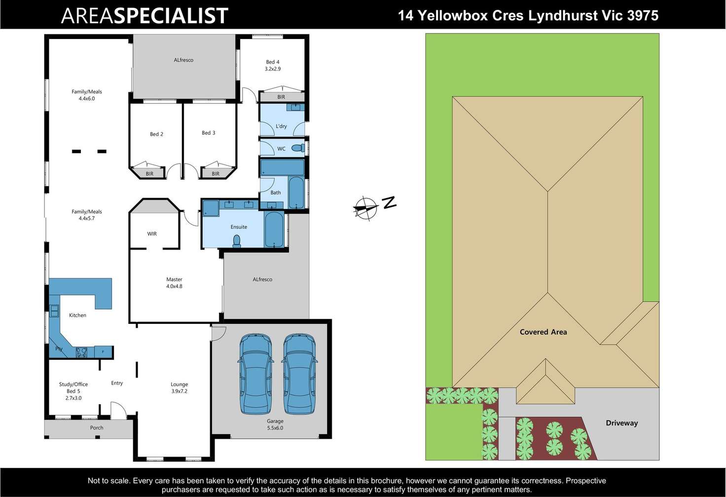 Floorplan of Homely house listing, 14 Yellowbox Crescent, Lyndhurst VIC 3975