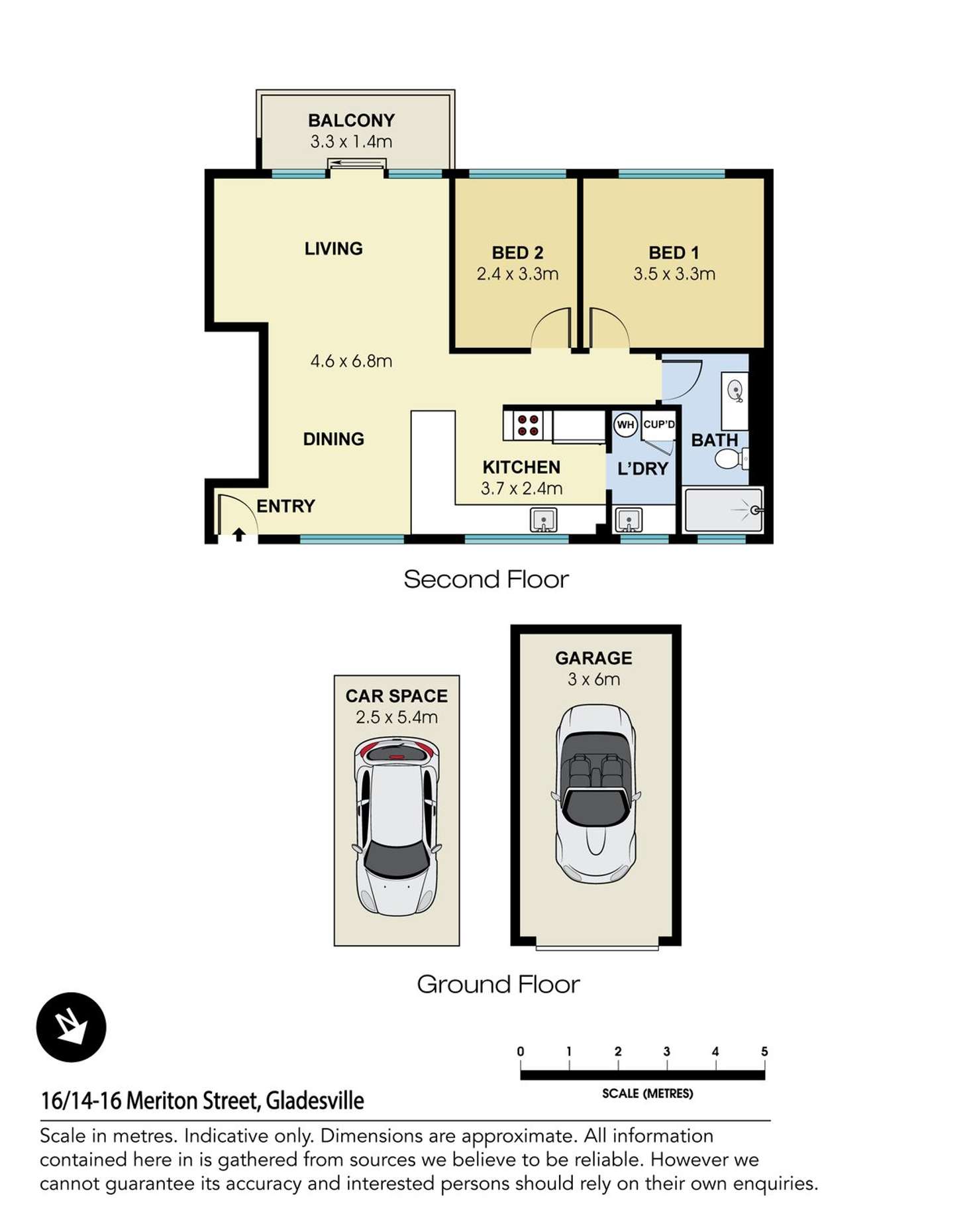 Floorplan of Homely apartment listing, 16/14-16 Meriton Street, Gladesville NSW 2111