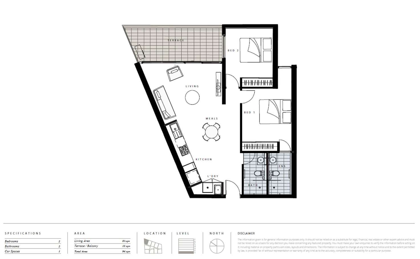Floorplan of Homely apartment listing, 104/956 Mt Alexander Road, Essendon VIC 3040