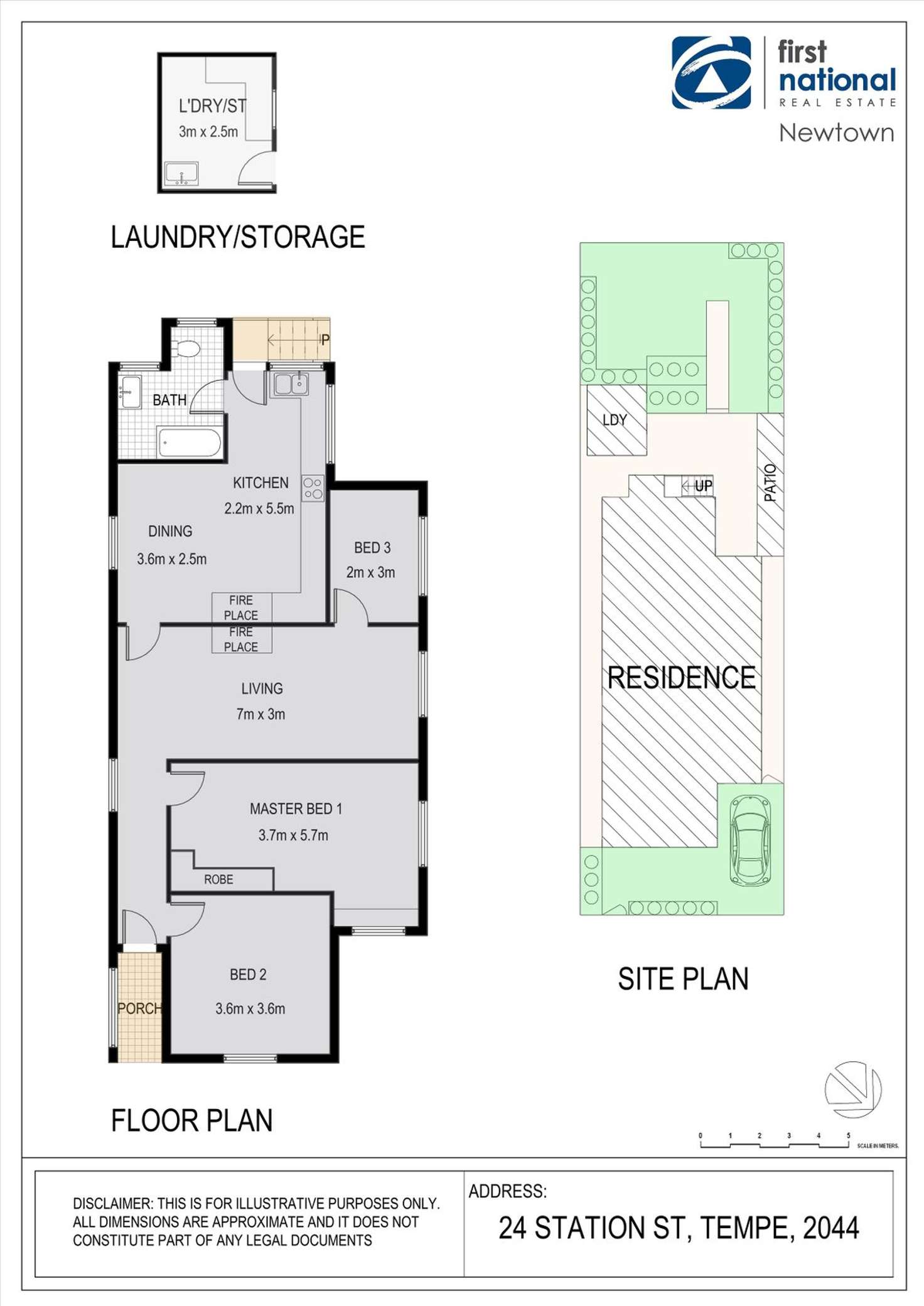 Floorplan of Homely house listing, 24 Station Street, Tempe NSW 2044