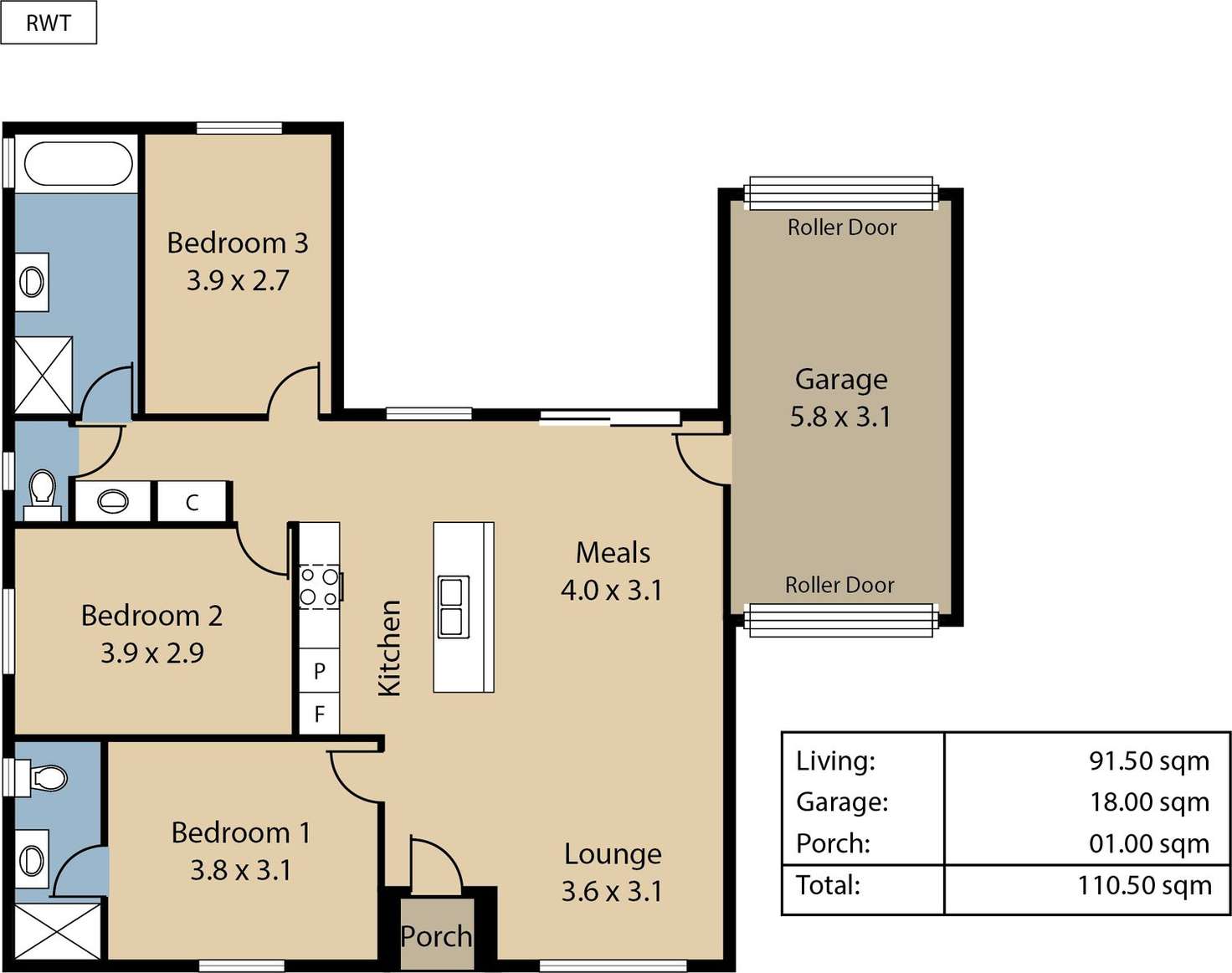 Floorplan of Homely house listing, 10/80A Murray Road, Willaston SA 5118
