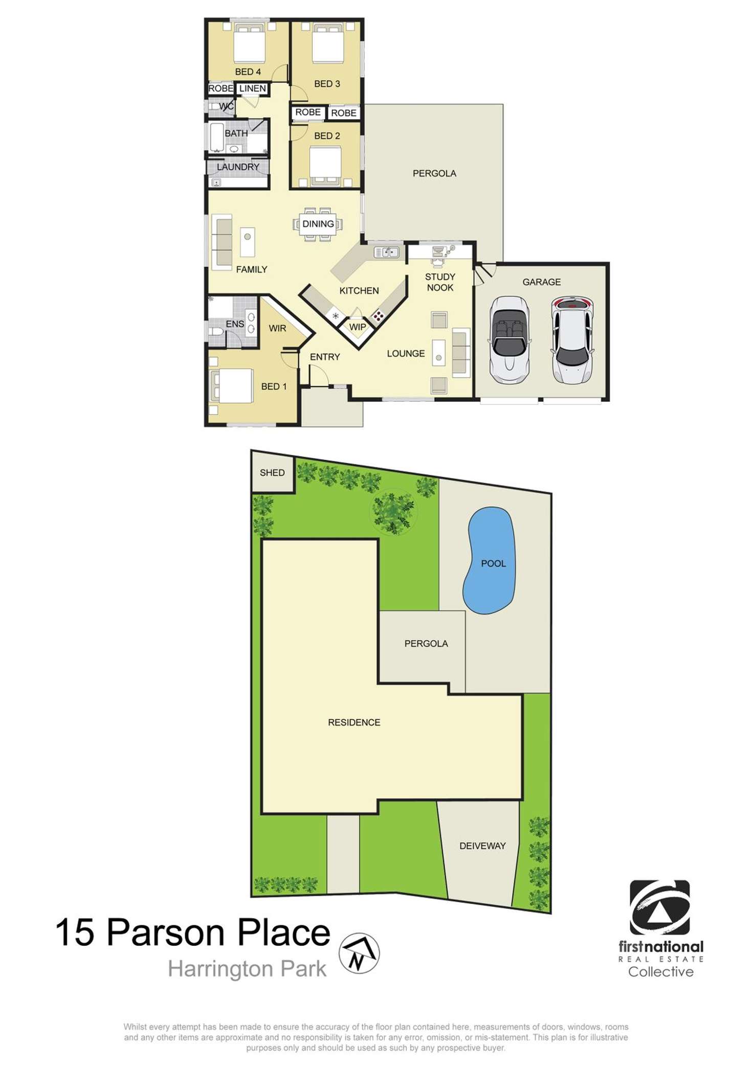 Floorplan of Homely house listing, 15 Parson Place, Harrington Park NSW 2567