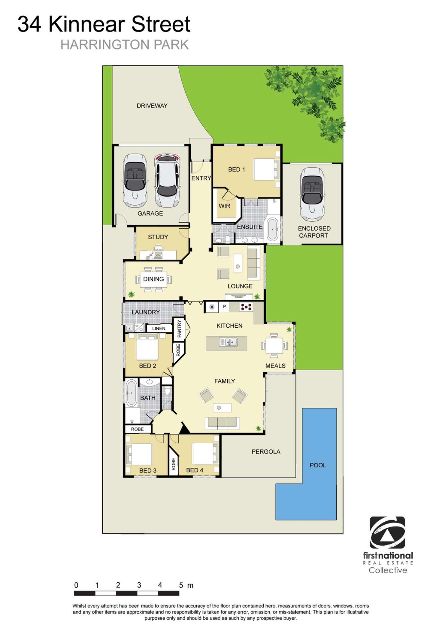 Floorplan of Homely house listing, 34 Kinnear Street, Harrington Park NSW 2567