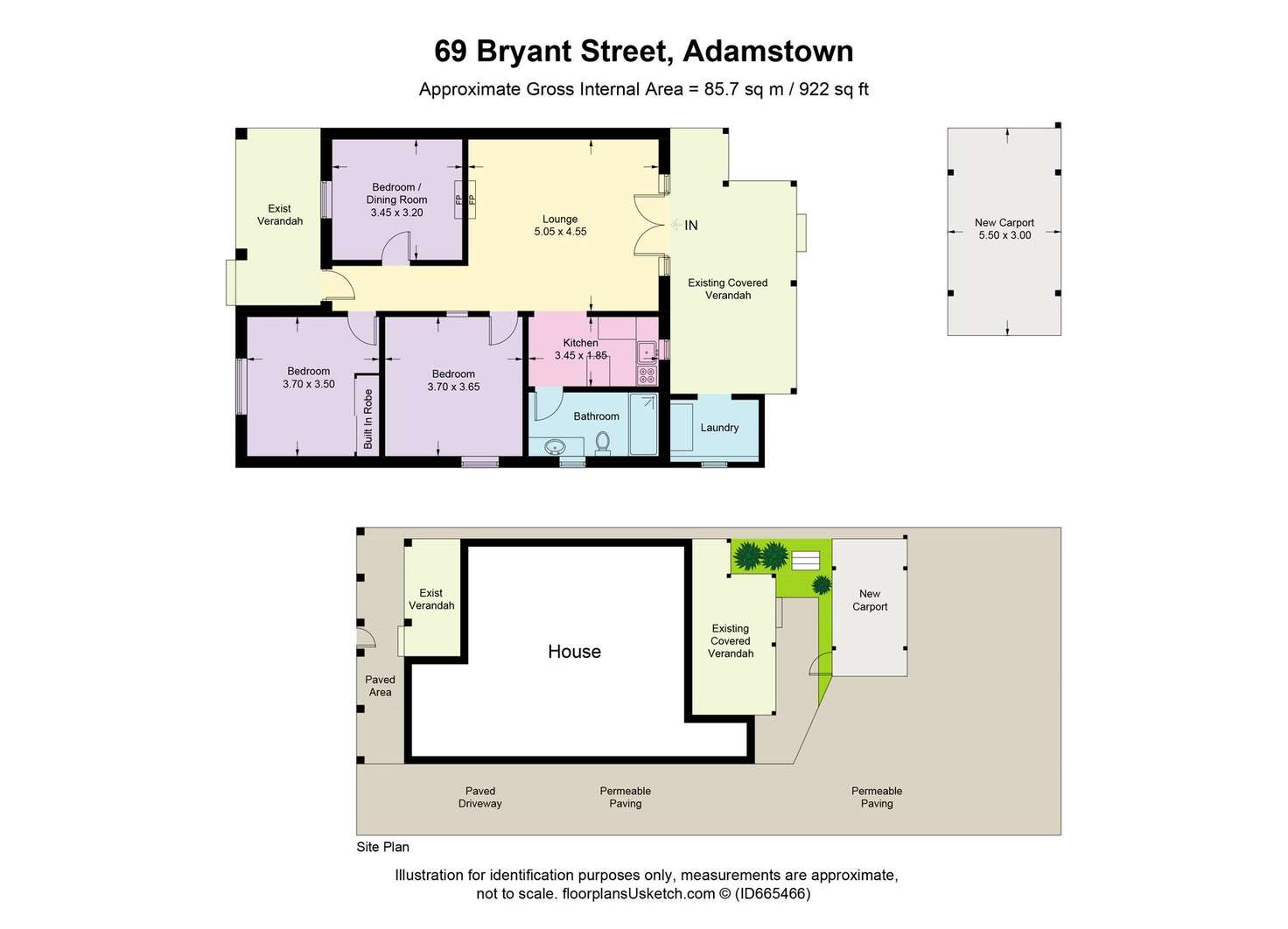 Floorplan of Homely house listing, 69 Bryant Street, Adamstown NSW 2289