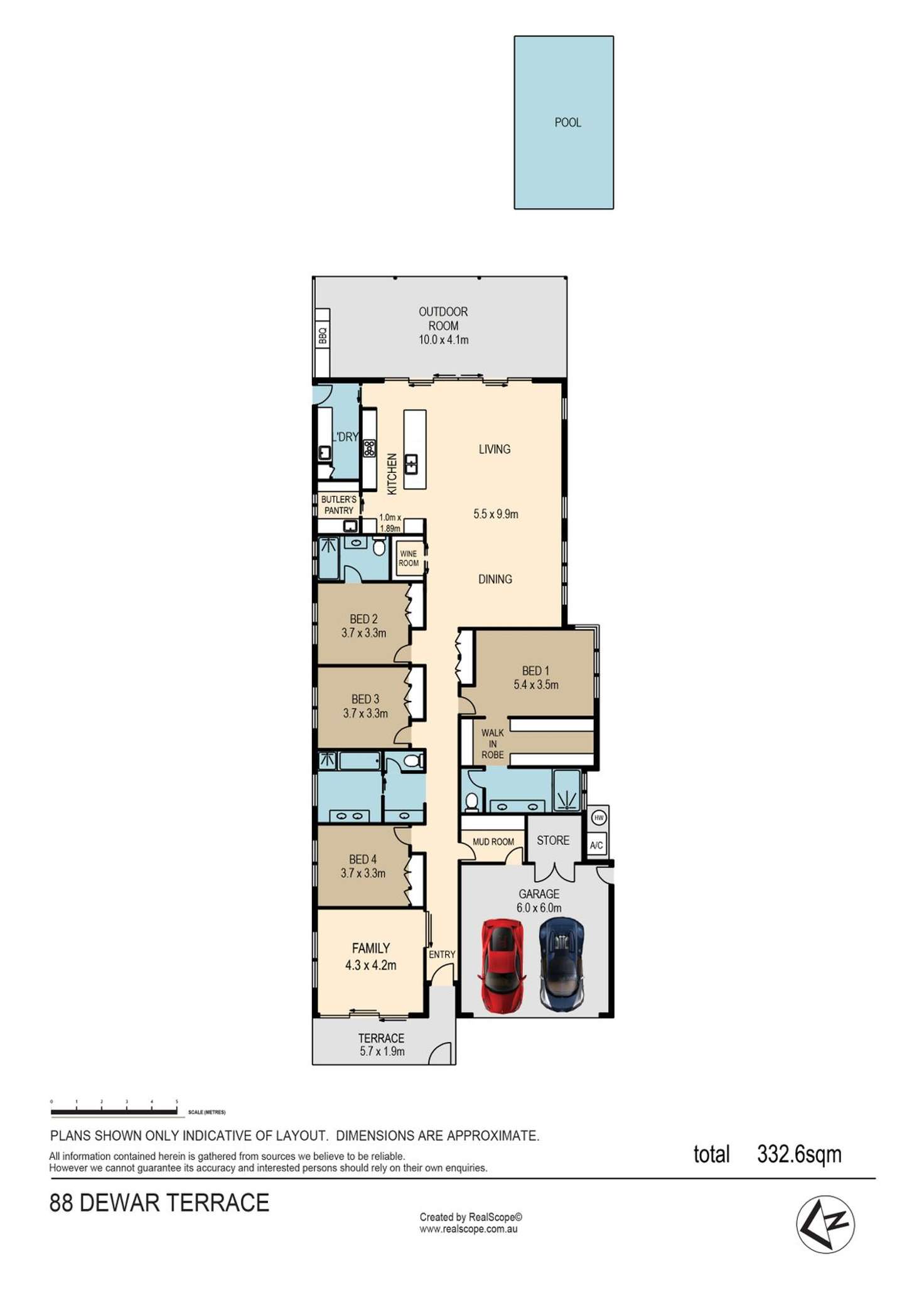 Floorplan of Homely house listing, 88 Dewar Terrace, Sherwood QLD 4075