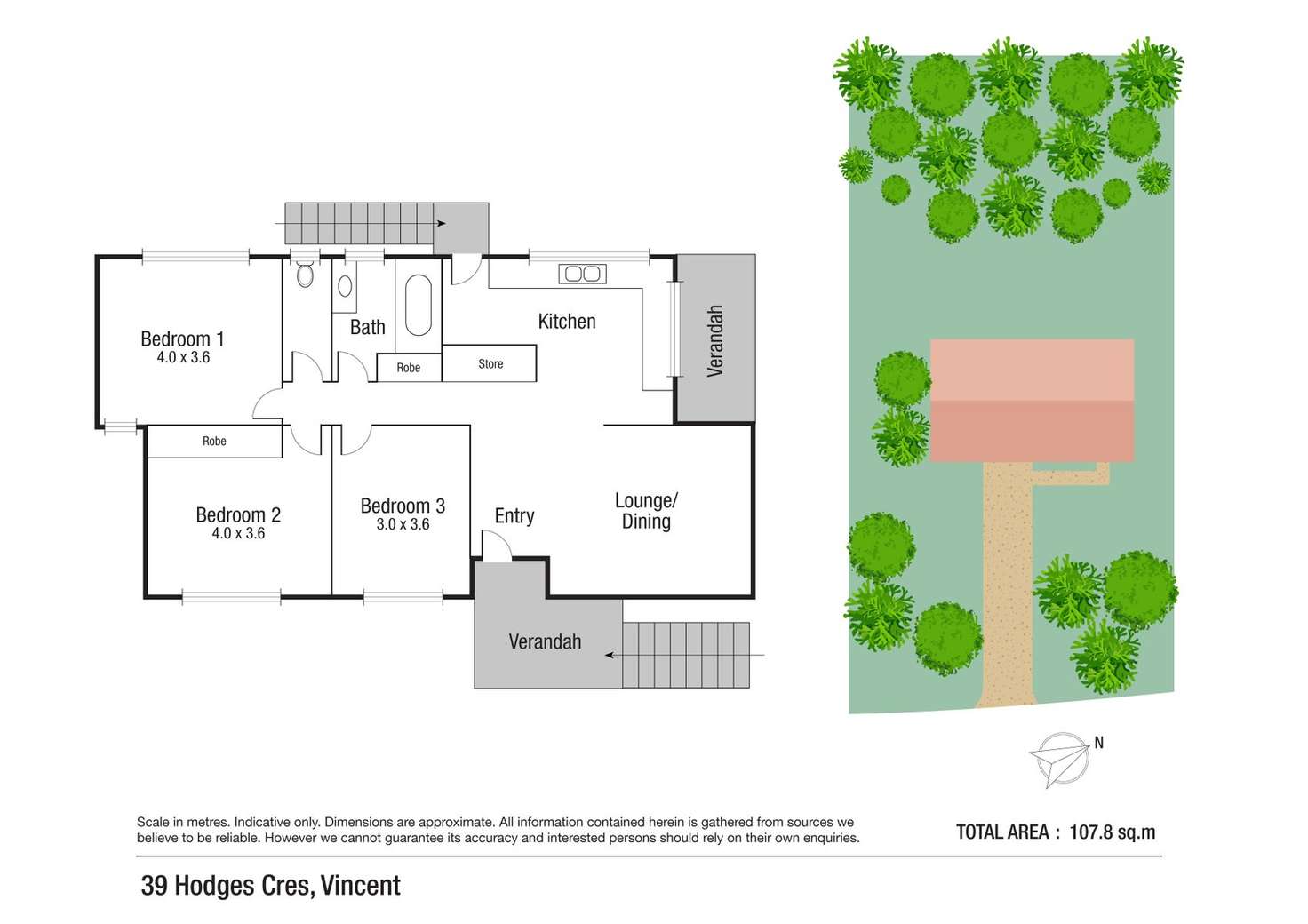Floorplan of Homely house listing, 39 Hodges Crescent, Vincent QLD 4814