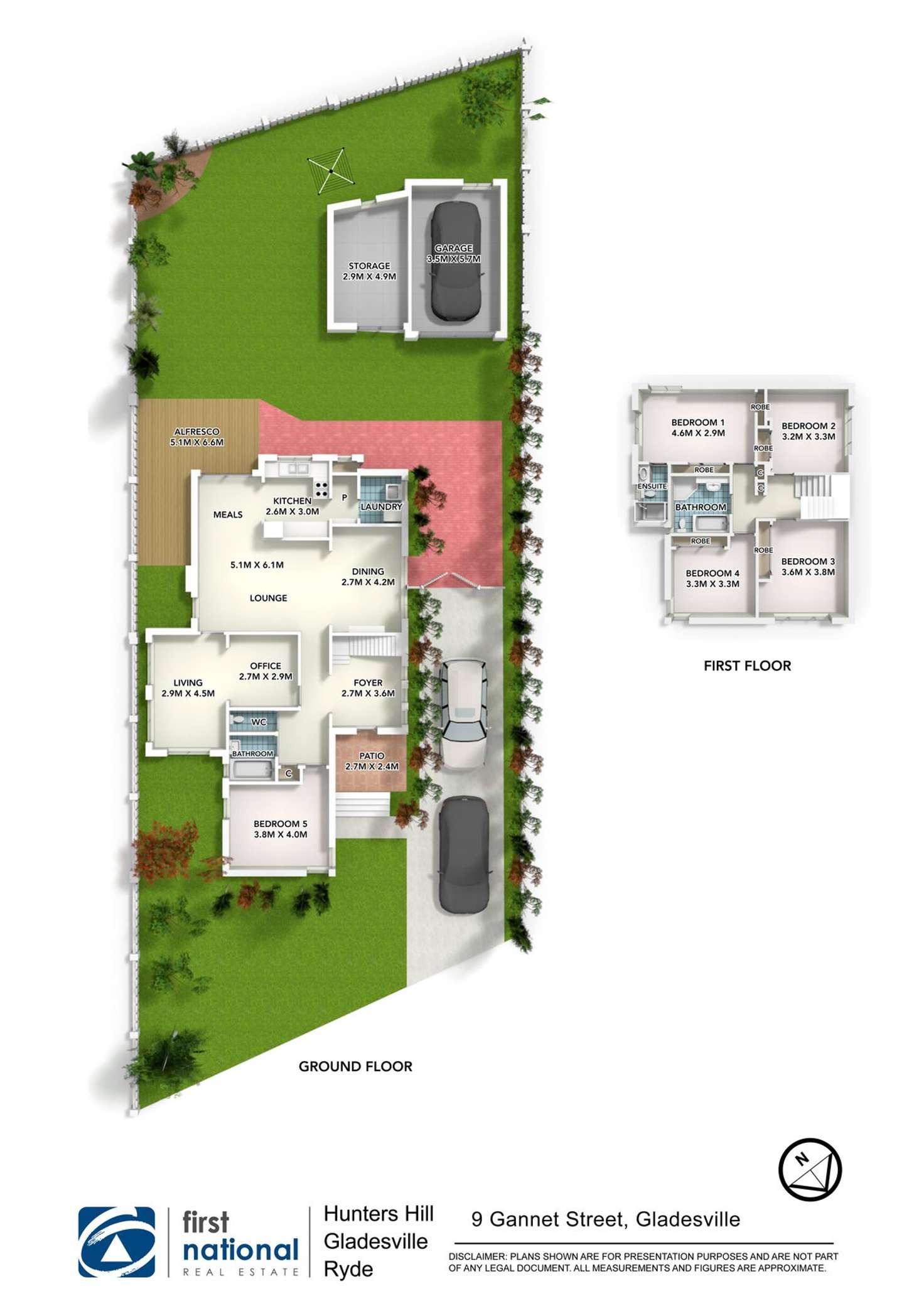 Floorplan of Homely house listing, 9 Gannet Street, Gladesville NSW 2111