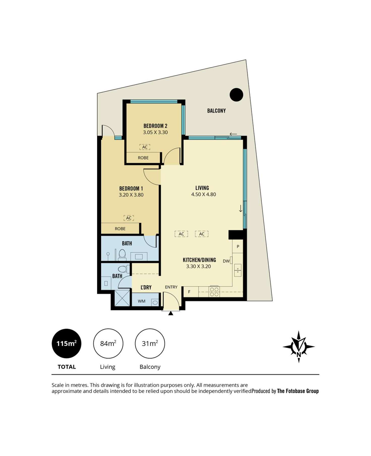 Floorplan of Homely apartment listing, 1101/180 Franklin Street, Adelaide SA 5000