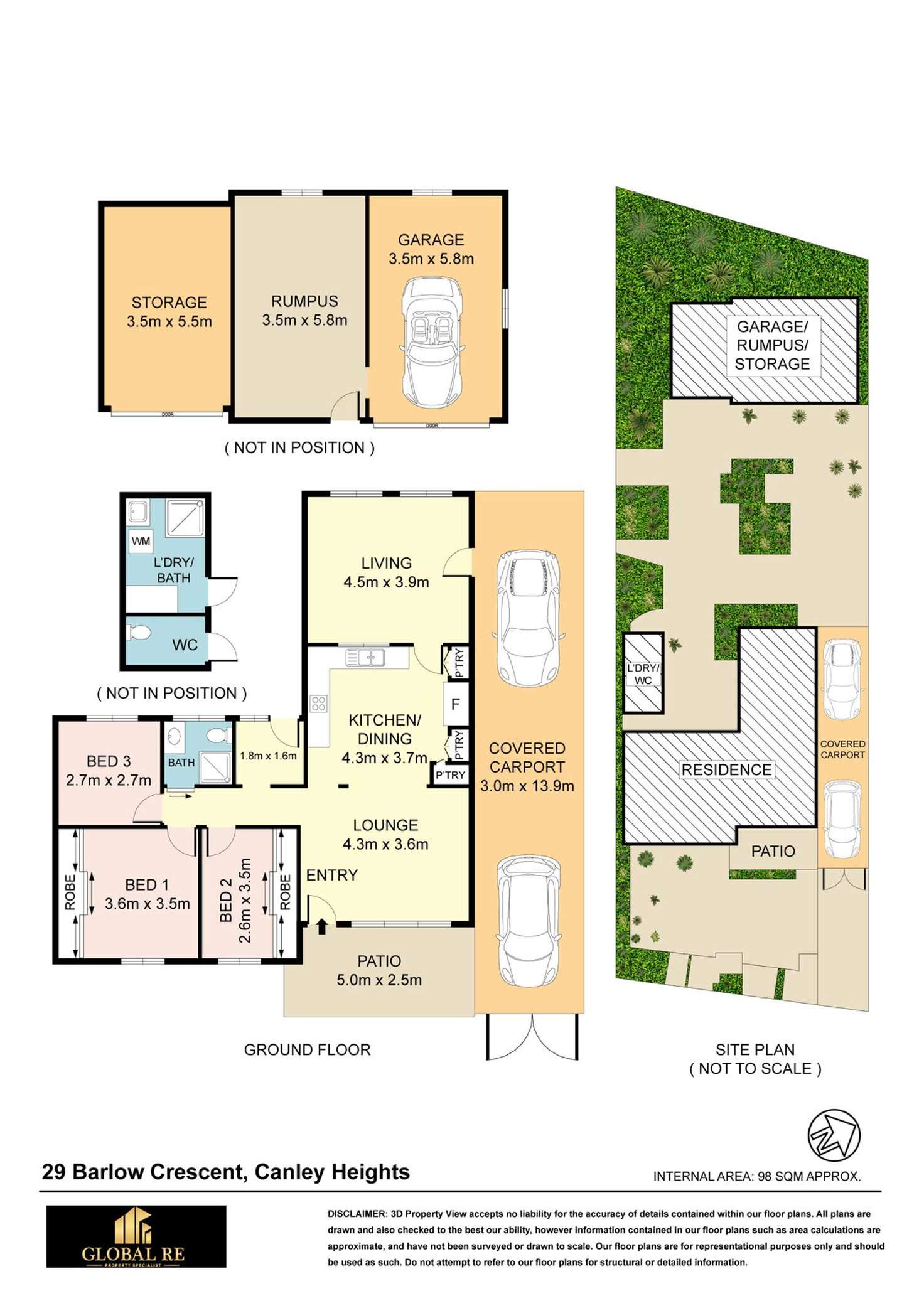 Floorplan of Homely house listing, 29 Barlow Crescent, Canley Heights NSW 2166