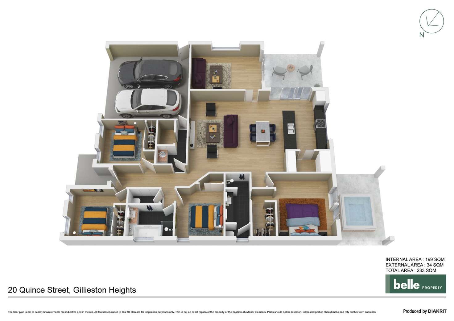 Floorplan of Homely house listing, 20 Quince Street, Gillieston Heights NSW 2321