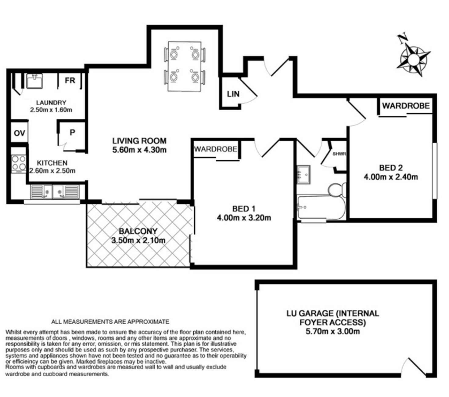 Floorplan of Homely apartment listing, 22/55-61 President Avenue, Caringbah NSW 2229