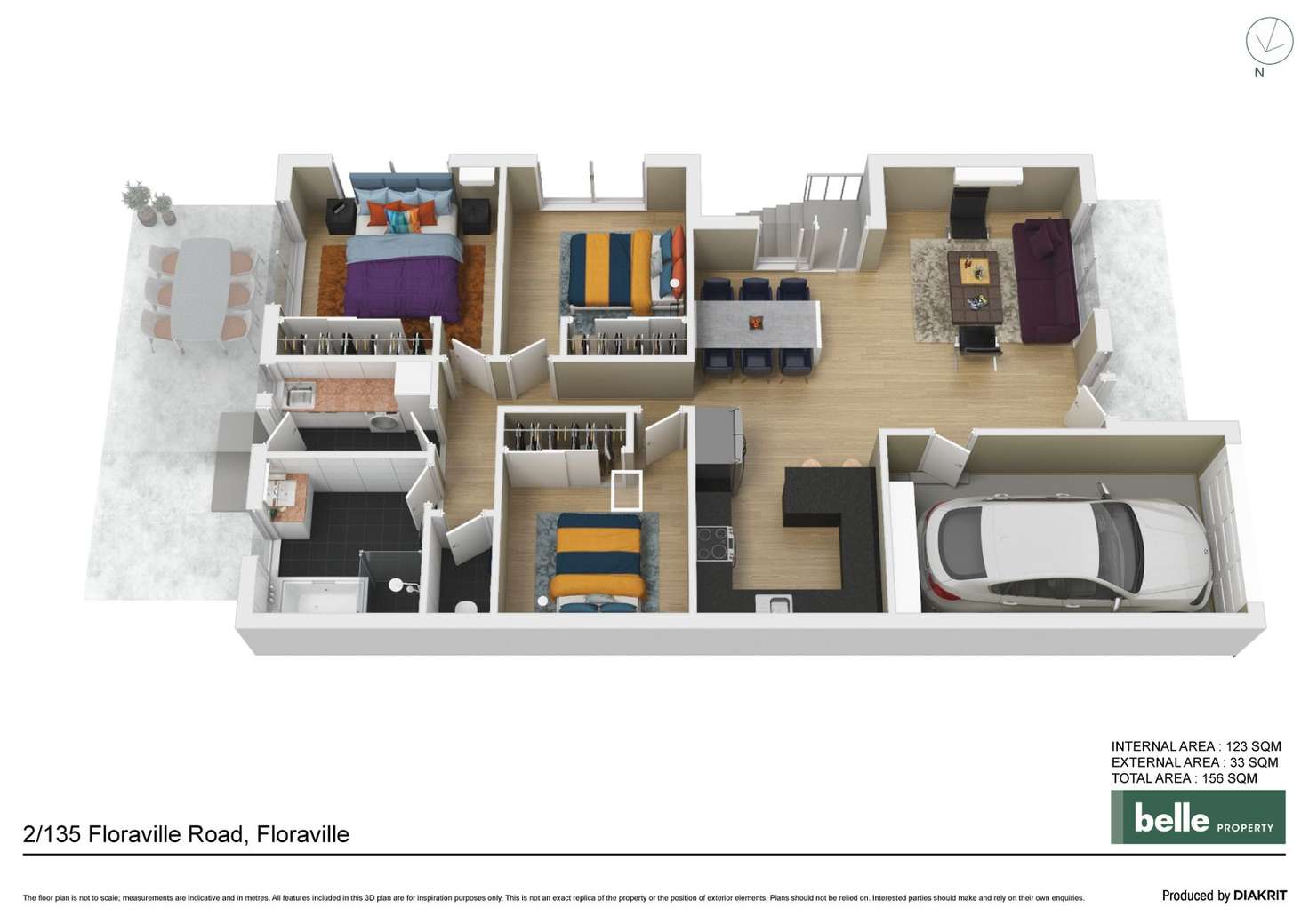 Floorplan of Homely unit listing, 2/135 Floraville Road, Floraville NSW 2280