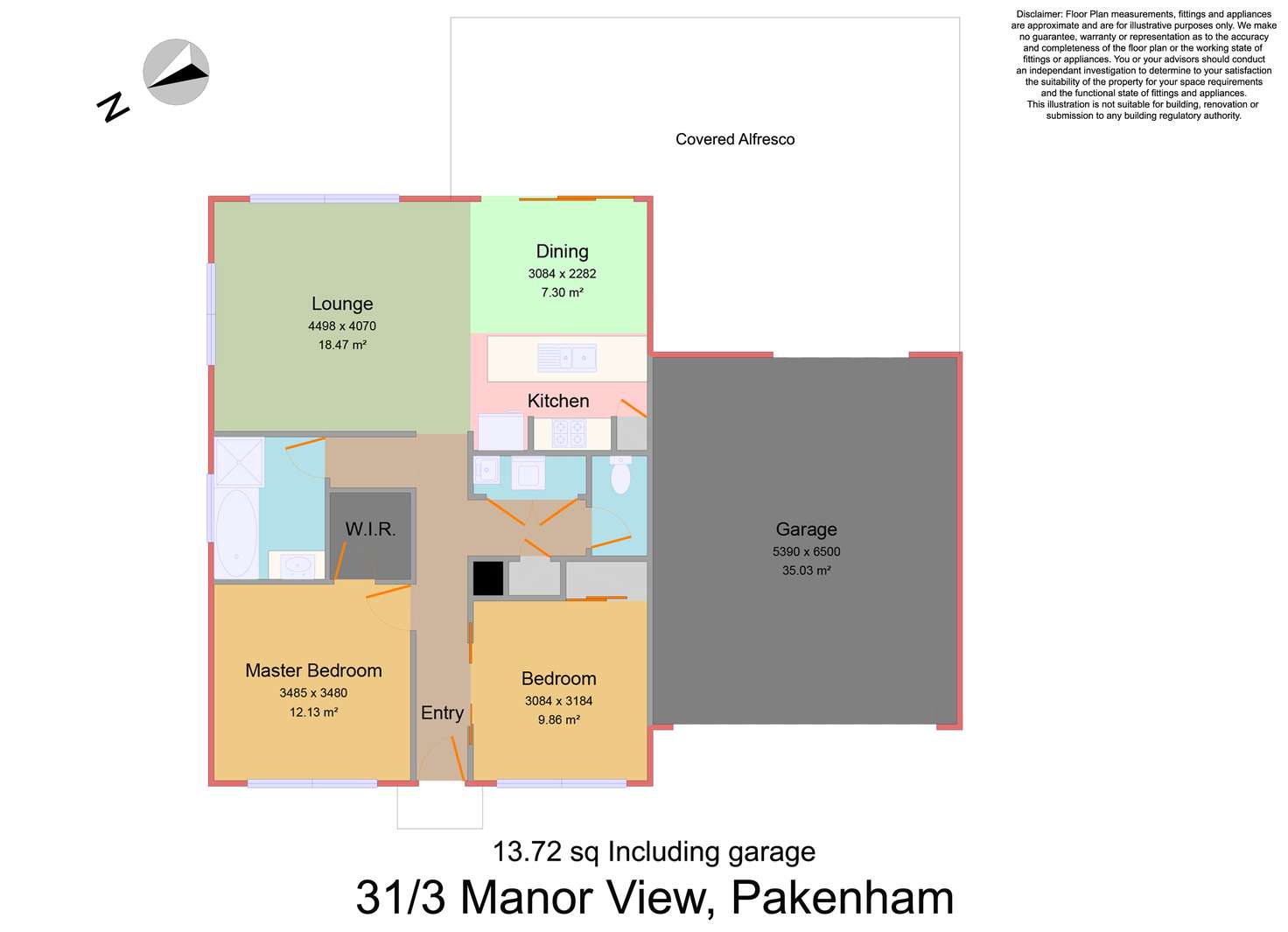 Floorplan of Homely unit listing, 31/3 Manor View, Pakenham VIC 3810