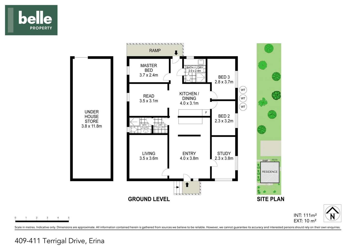 Floorplan of Homely house listing, 411 Terrigal Drive, Erina NSW 2250