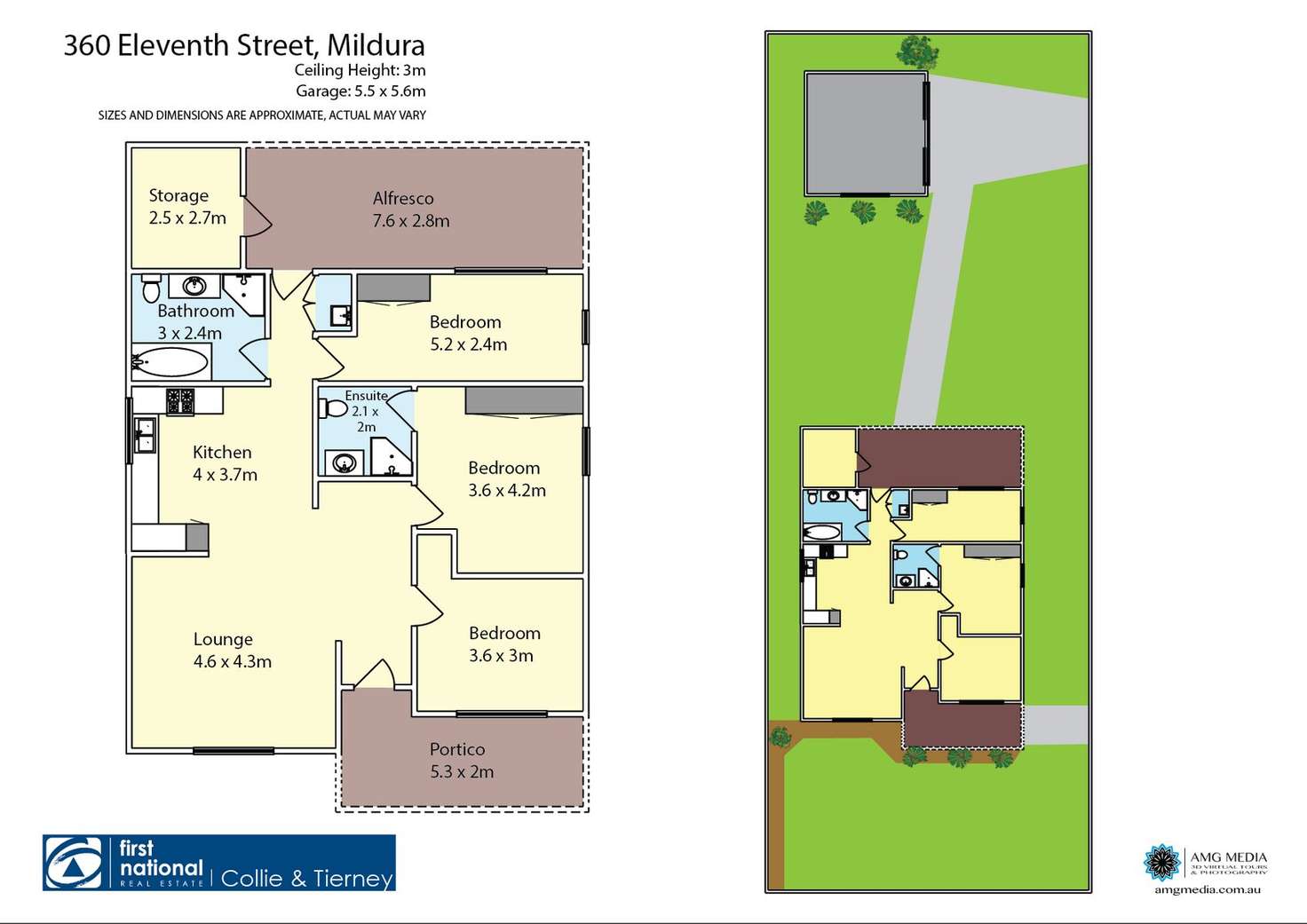 Floorplan of Homely house listing, 360 Eleventh Street, Mildura VIC 3500