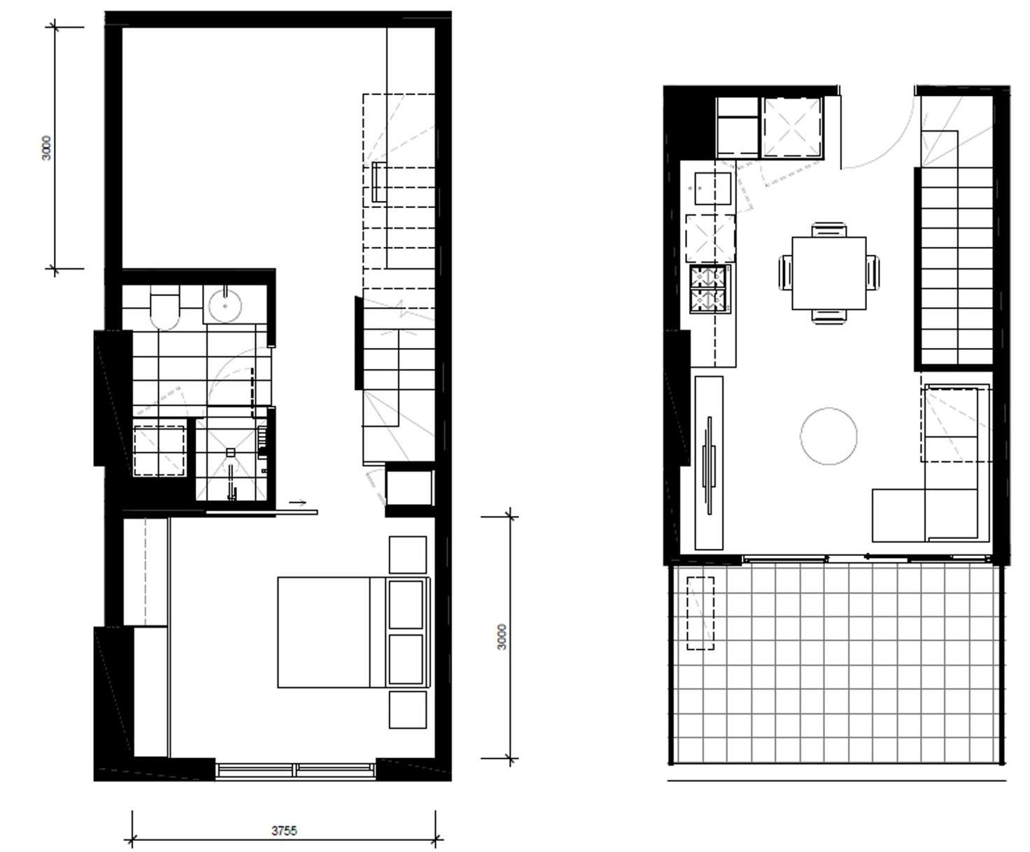 Floorplan of Homely apartment listing, 306/105 Batman Street, West Melbourne VIC 3003