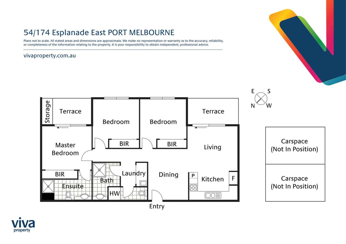 Floorplan of Homely apartment listing, 54/174 Esplanade East, Port Melbourne VIC 3207