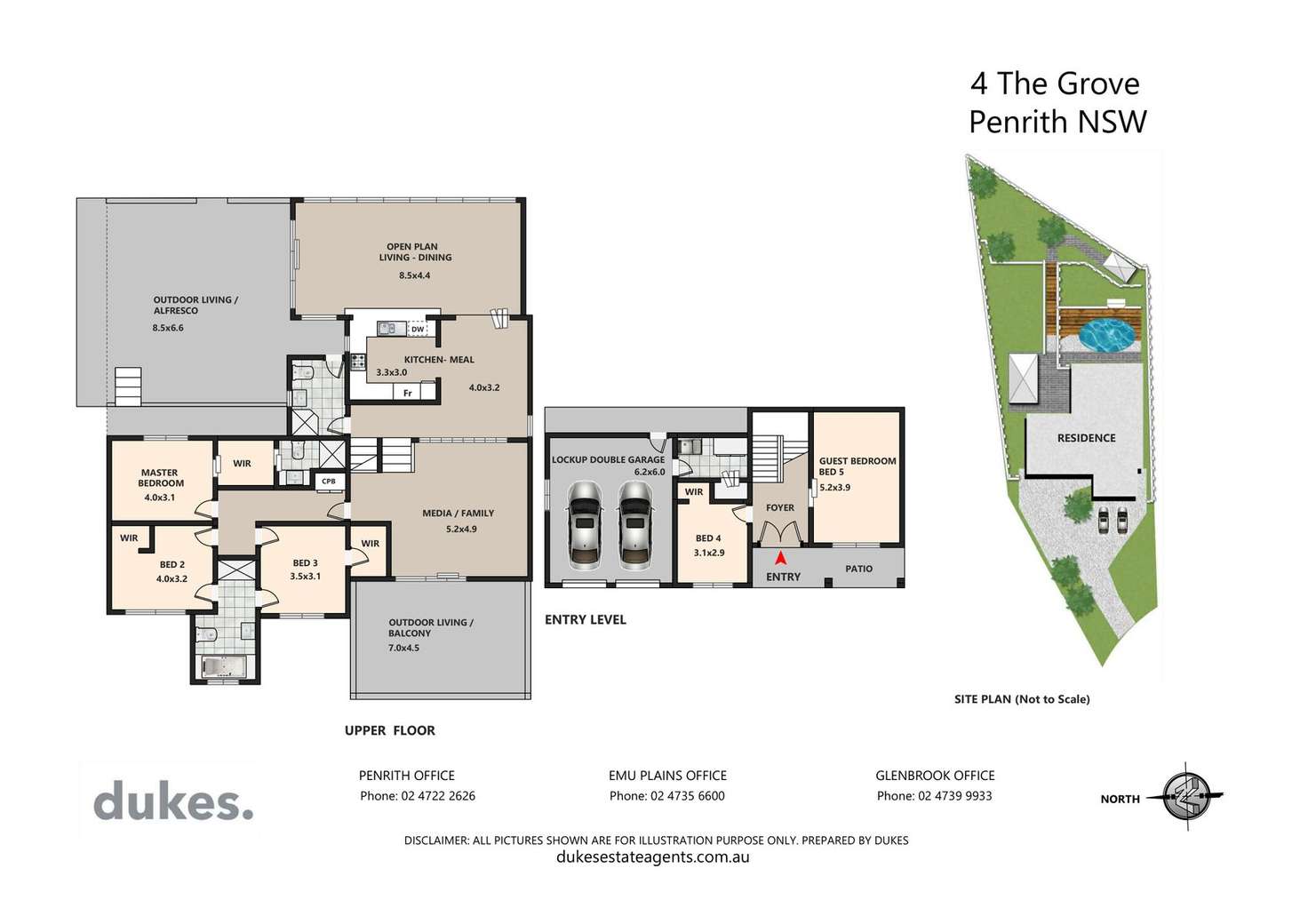 Floorplan of Homely house listing, 4 The Grove, Penrith NSW 2750