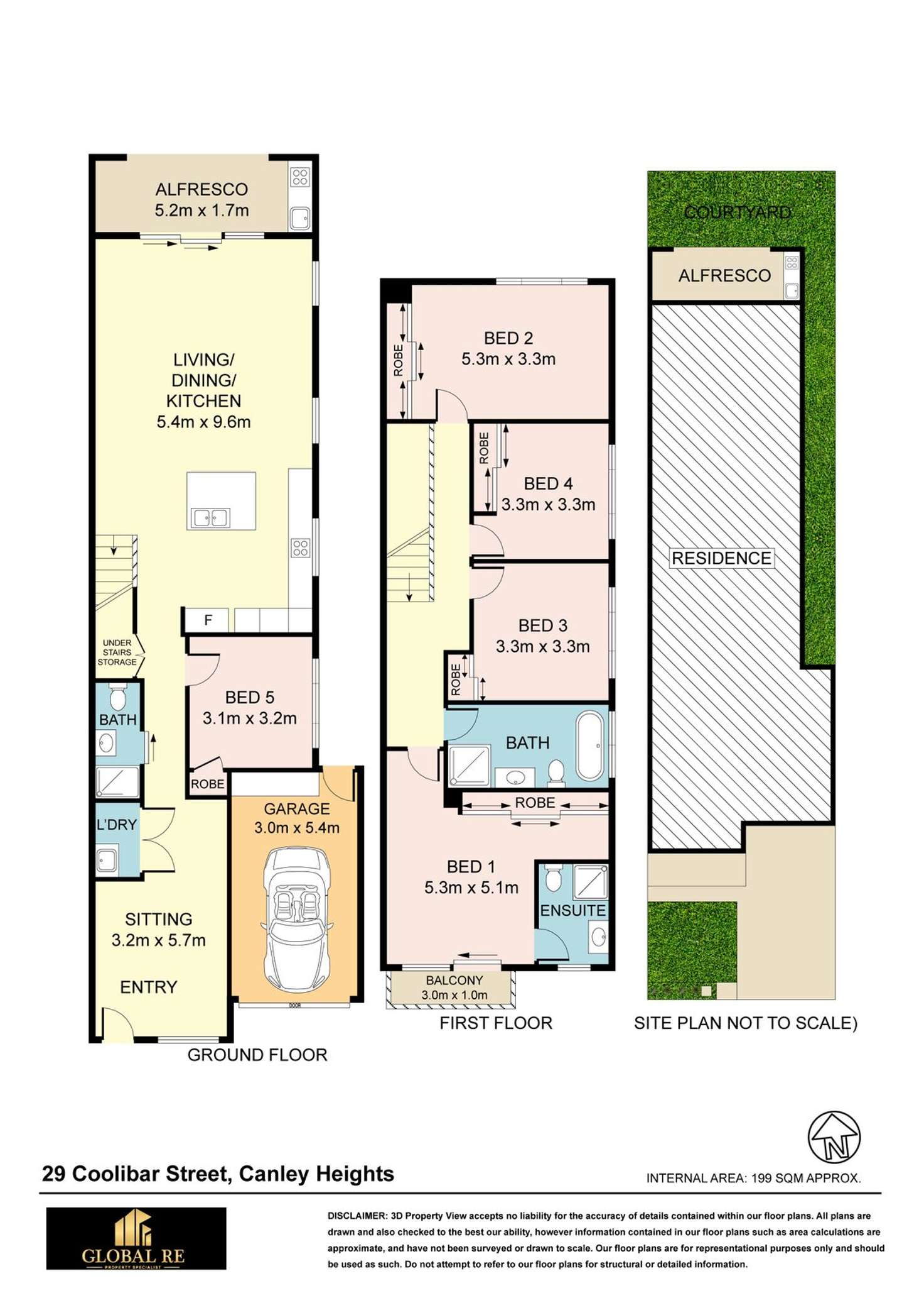 Floorplan of Homely semiDetached listing, 33A Foxlow St, Canley Heights NSW 2166